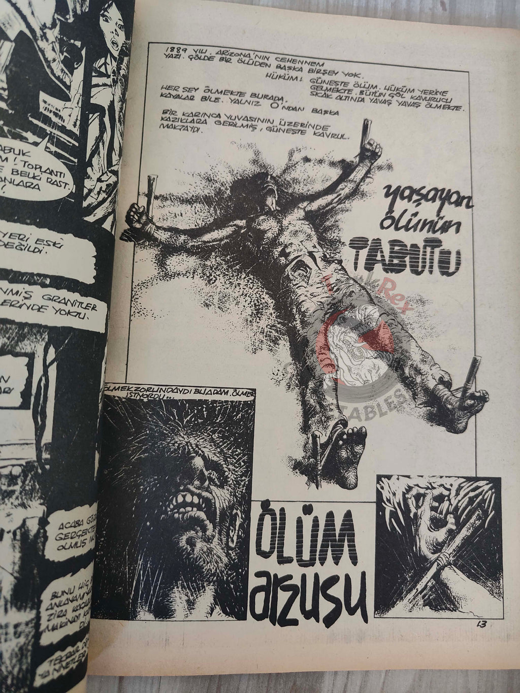 Korku April 1975 Turkish Comic Turkey Vampirella #34 Warren Creepy Eerie Enrich