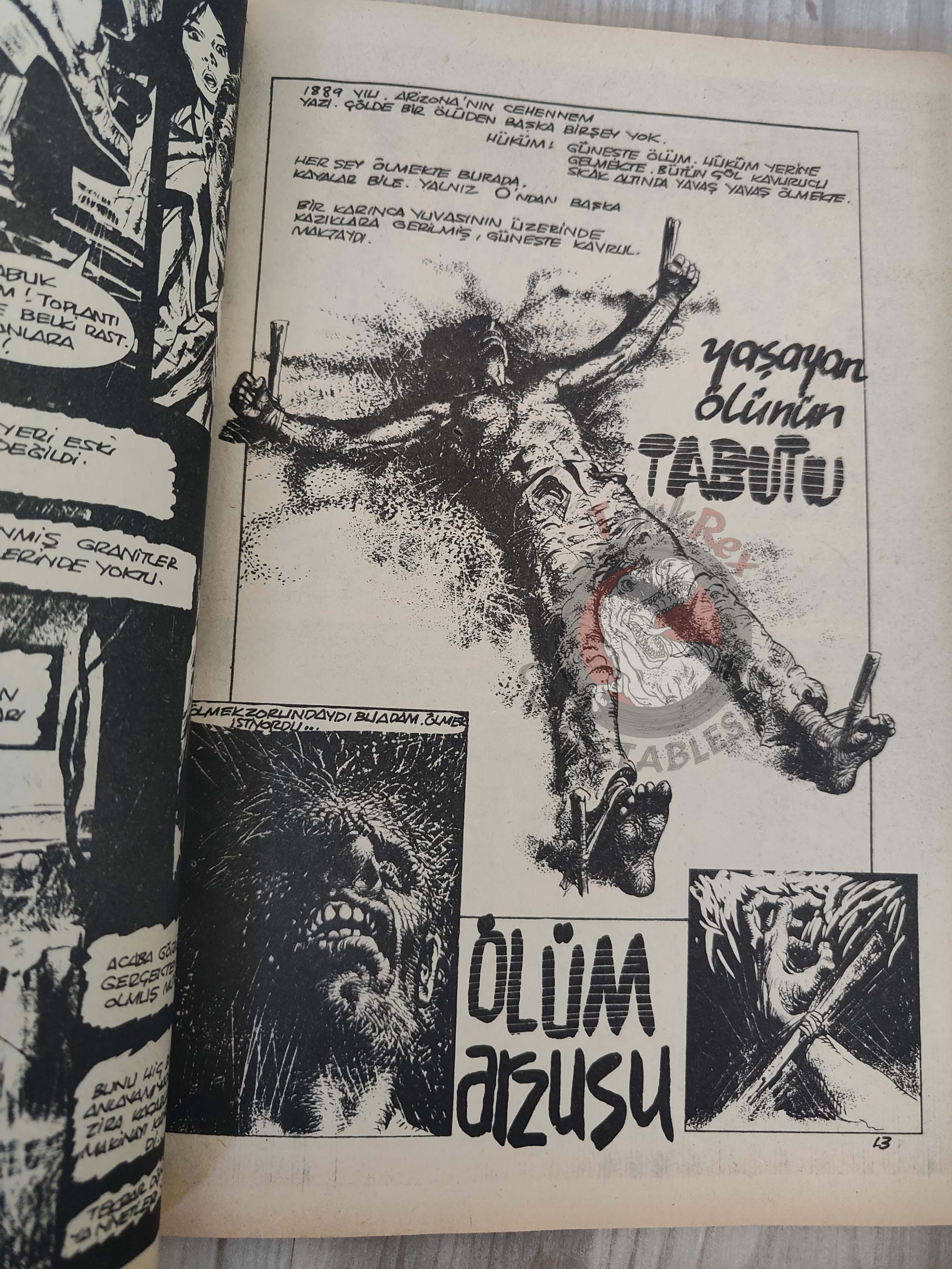 Korku April 1975 Turkish Comic Turkey Vampirella #34 Warren Creepy Eerie Enrich