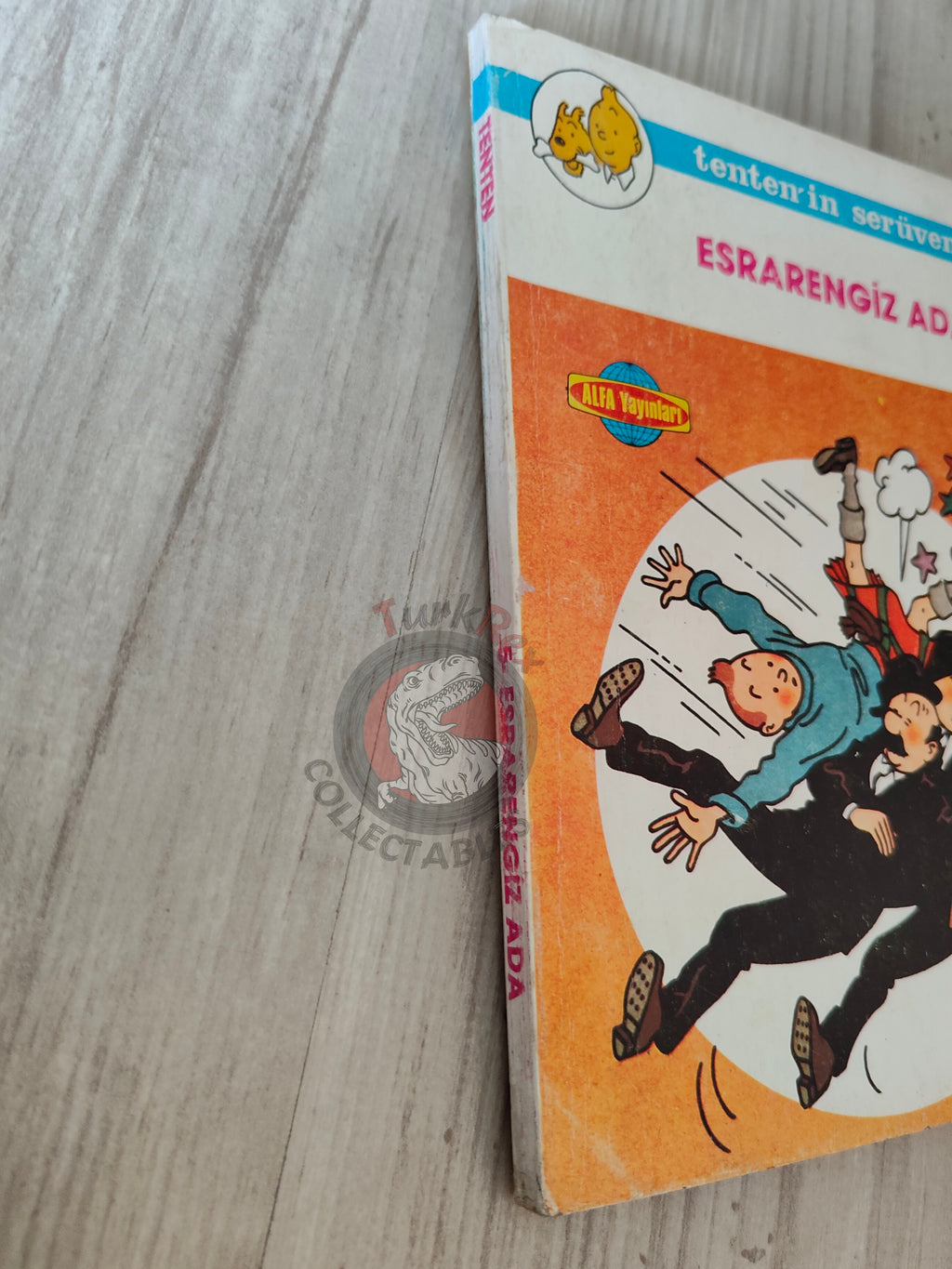 Tintin – The Black Island mid 1980s Turkish Edition Comic Turkey 2