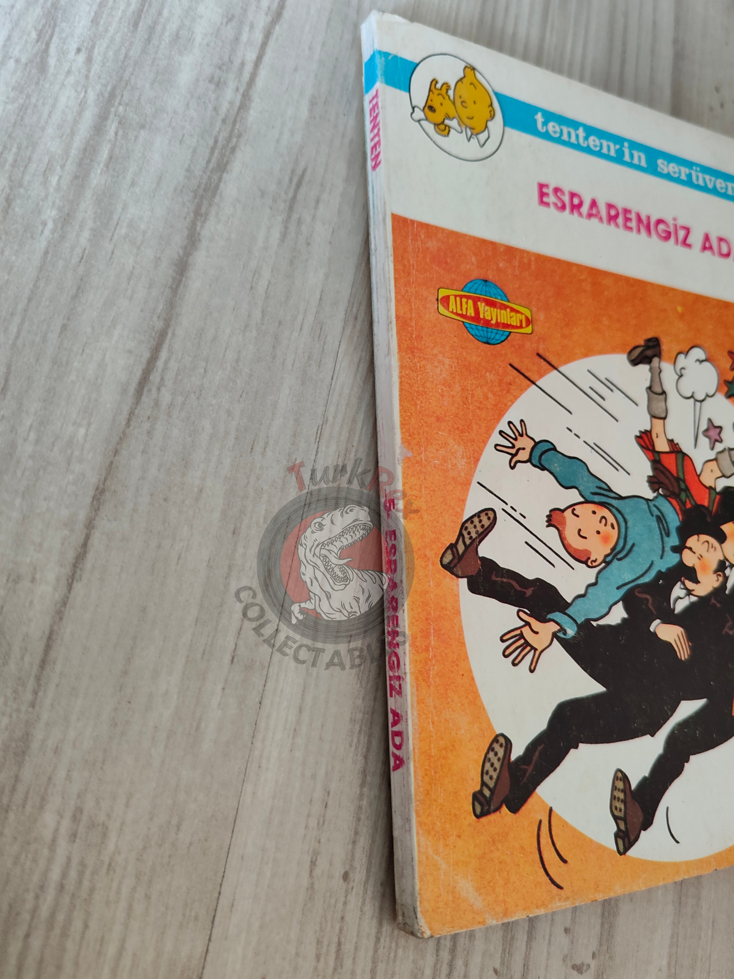 Tintin – The Black Island mid 1980s Turkish Edition Comic Turkey 2