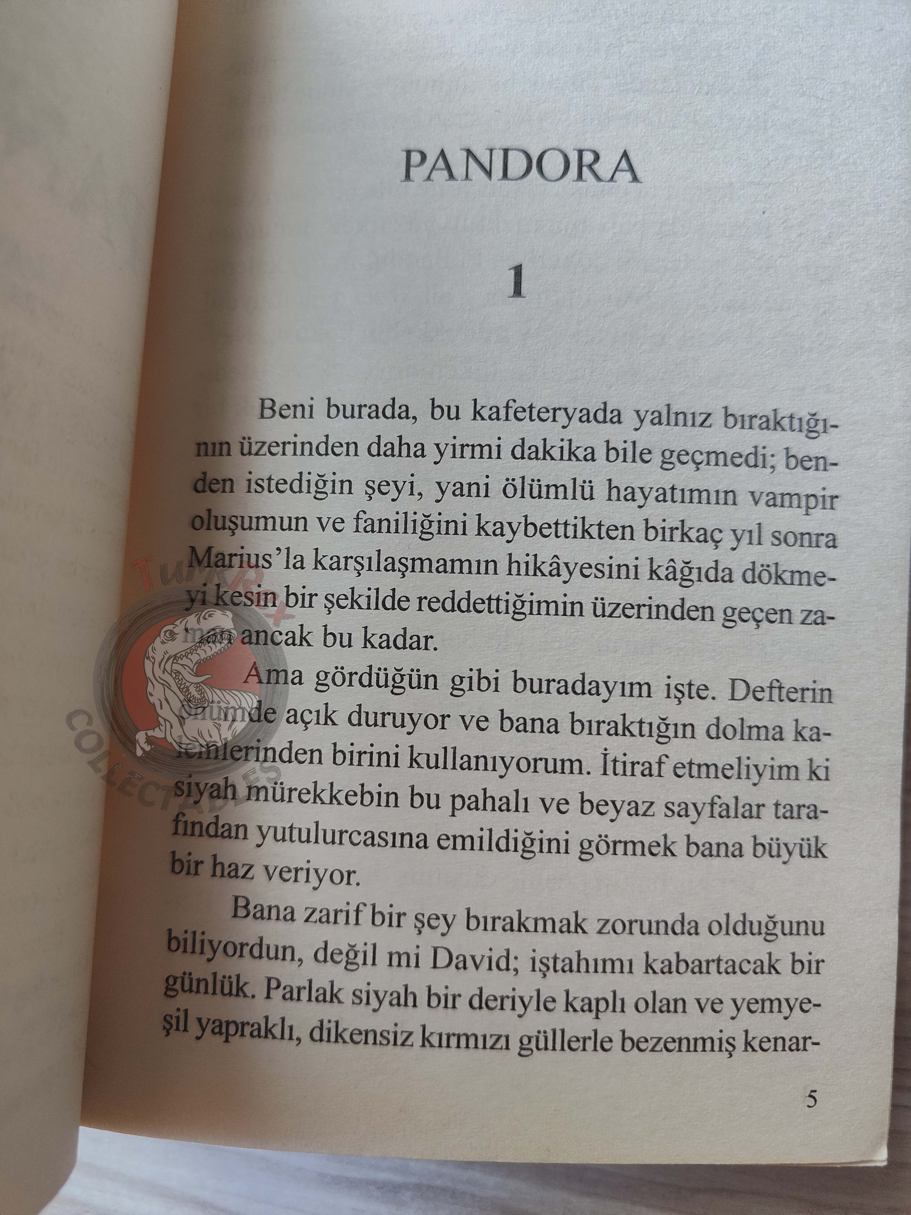 Anne Rice – Pandora Turkish Book Turkey