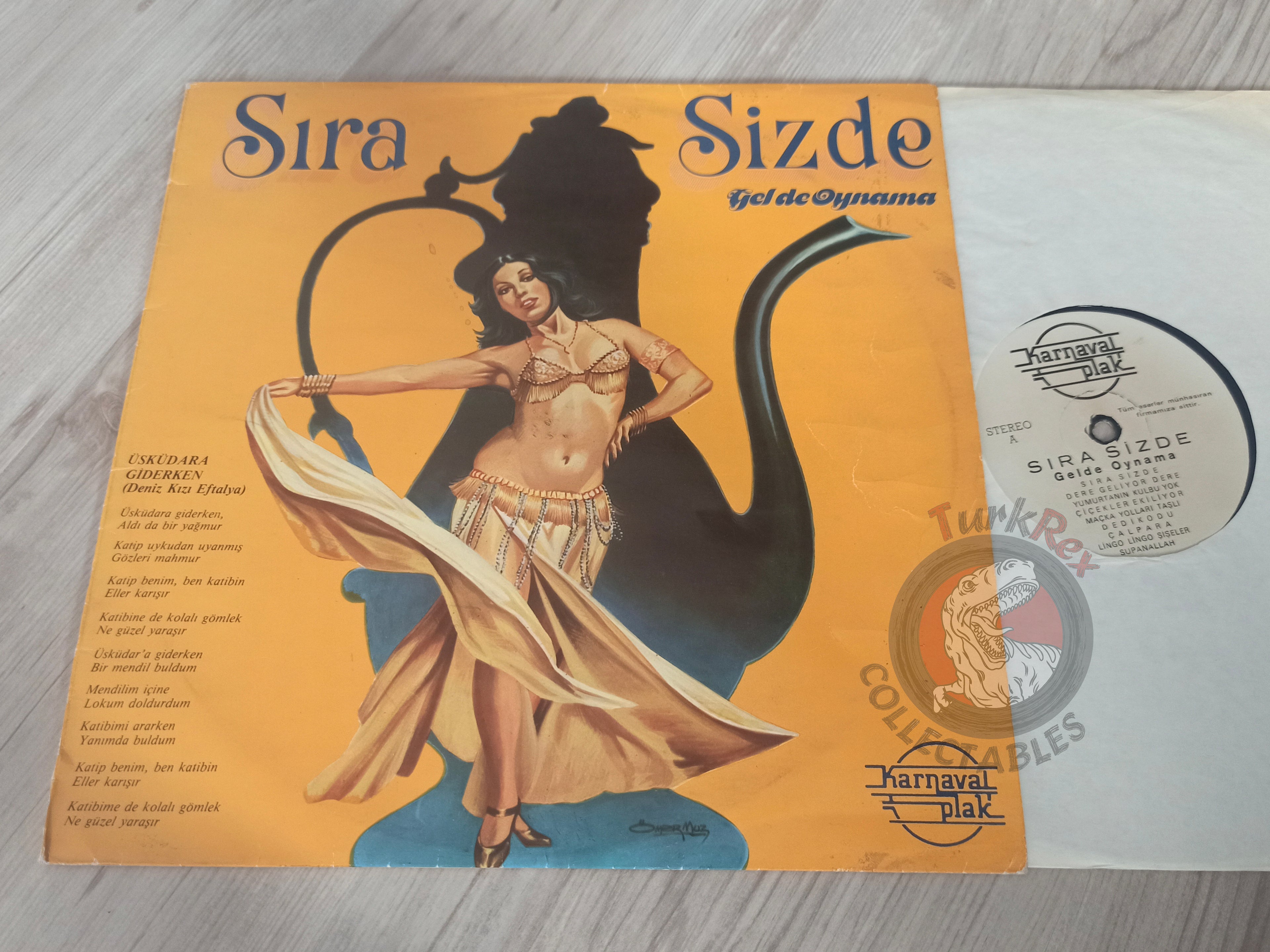 Unknown Artist – Sıra Sizde Turkish Pressing Vinyl Turkey Edition Belly Dance Oriental