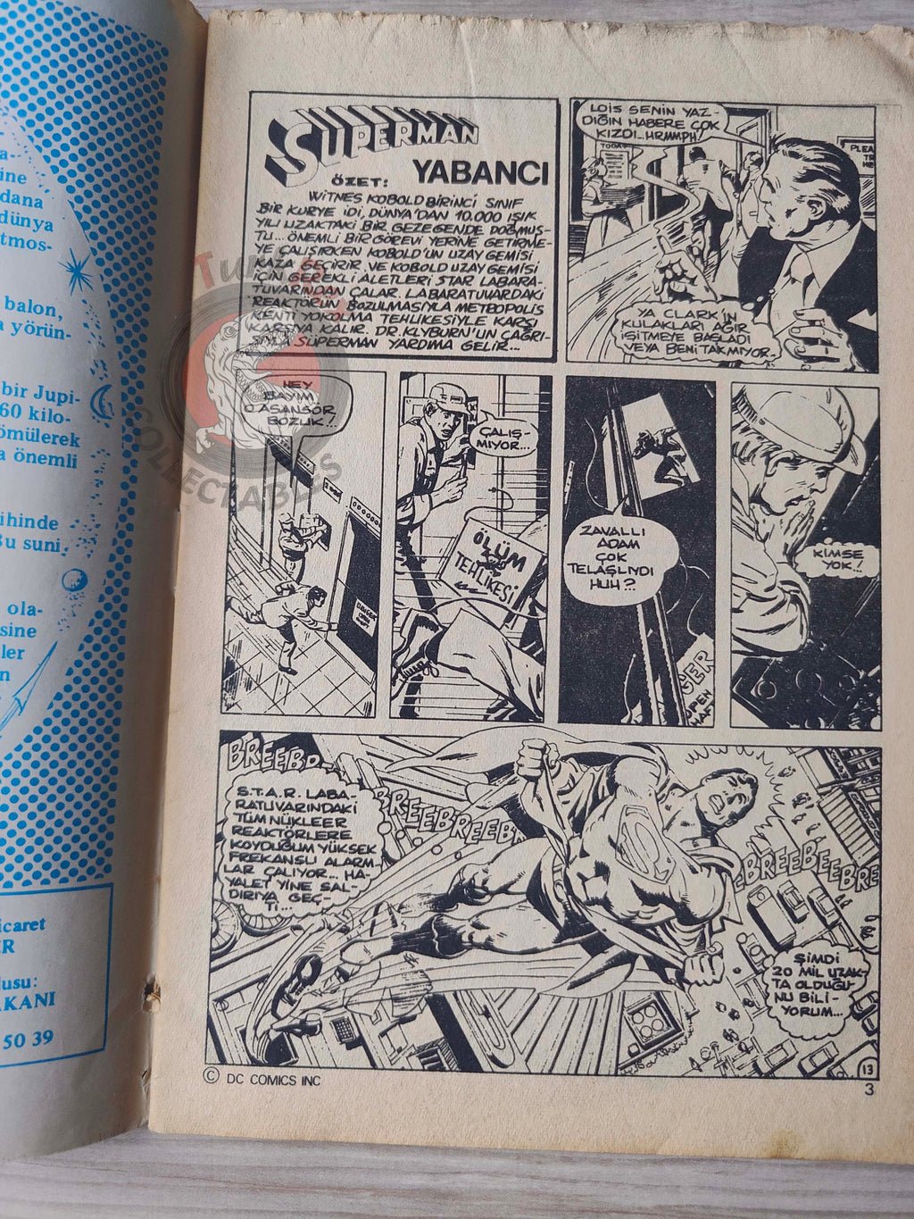 Superman #28 1980 Turkish Comic Turkey #347 Action Comics  #480 #481
