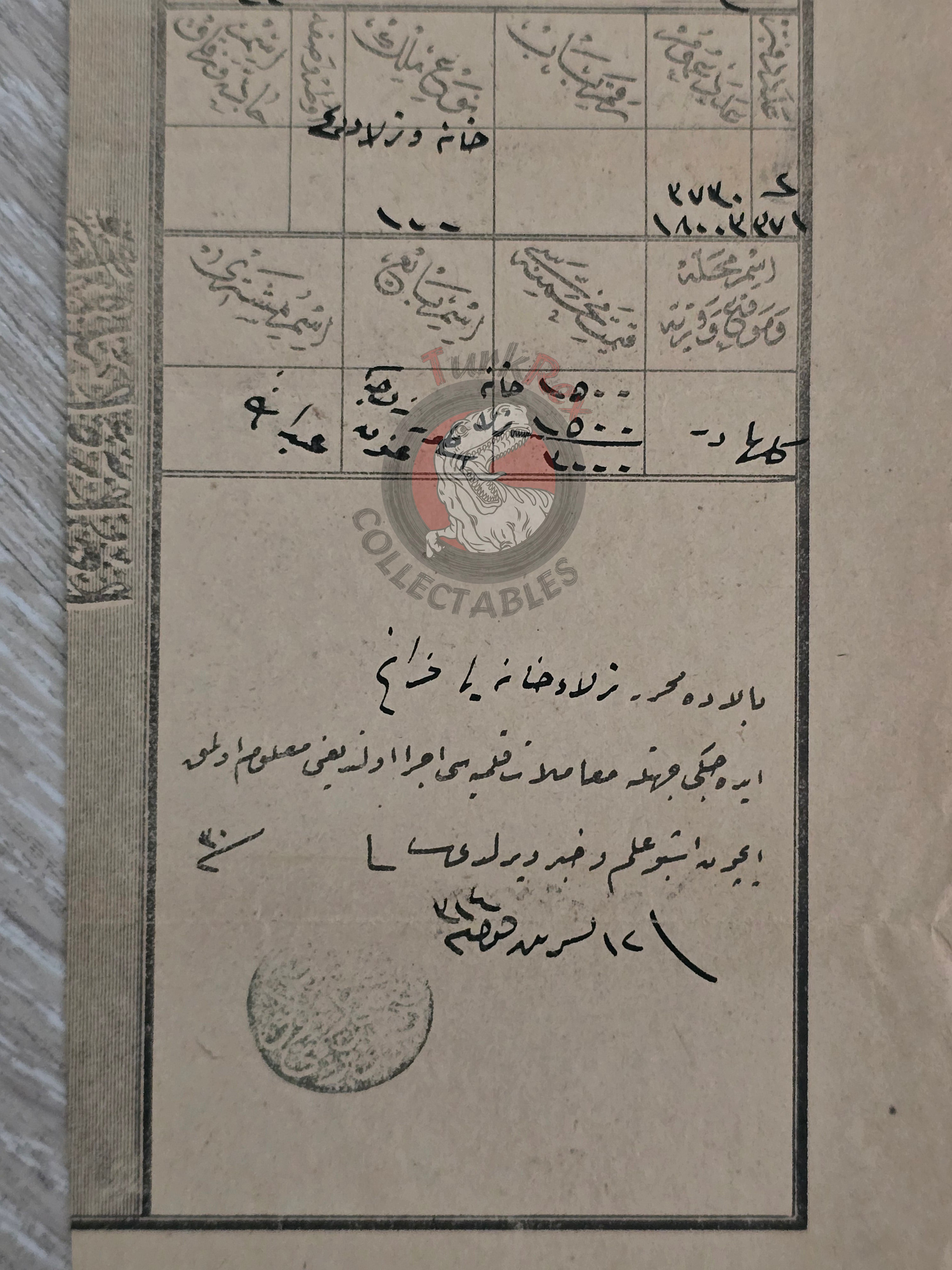 Ottoman Property Transfer Certificate 1898 Adana Armenian Citizen Armenia