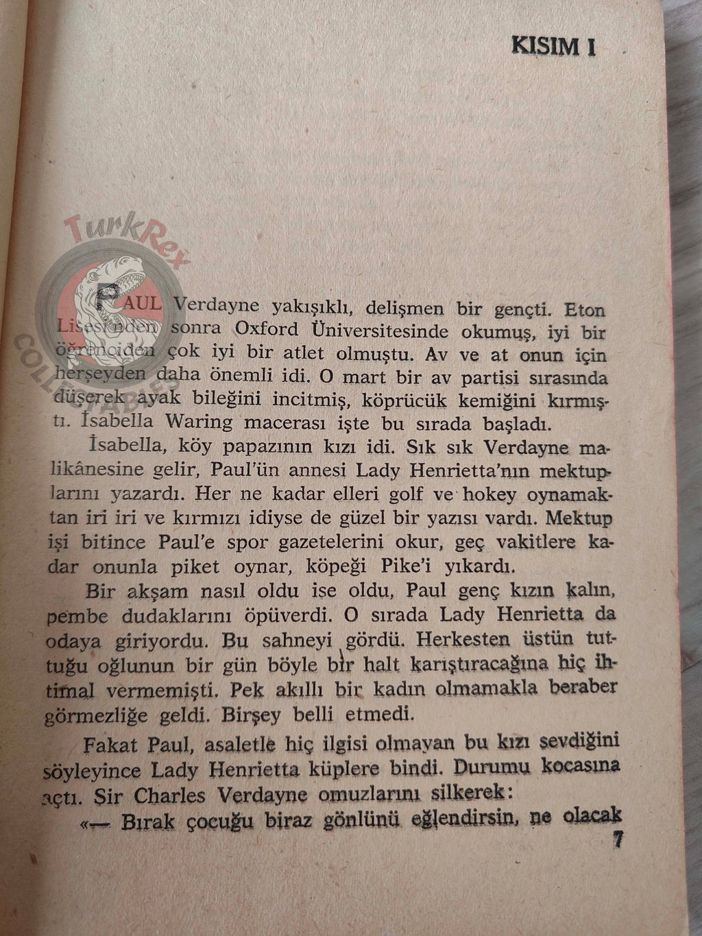 Elinor Glyn – Three Weeks 1960 Turkish Book Turkey