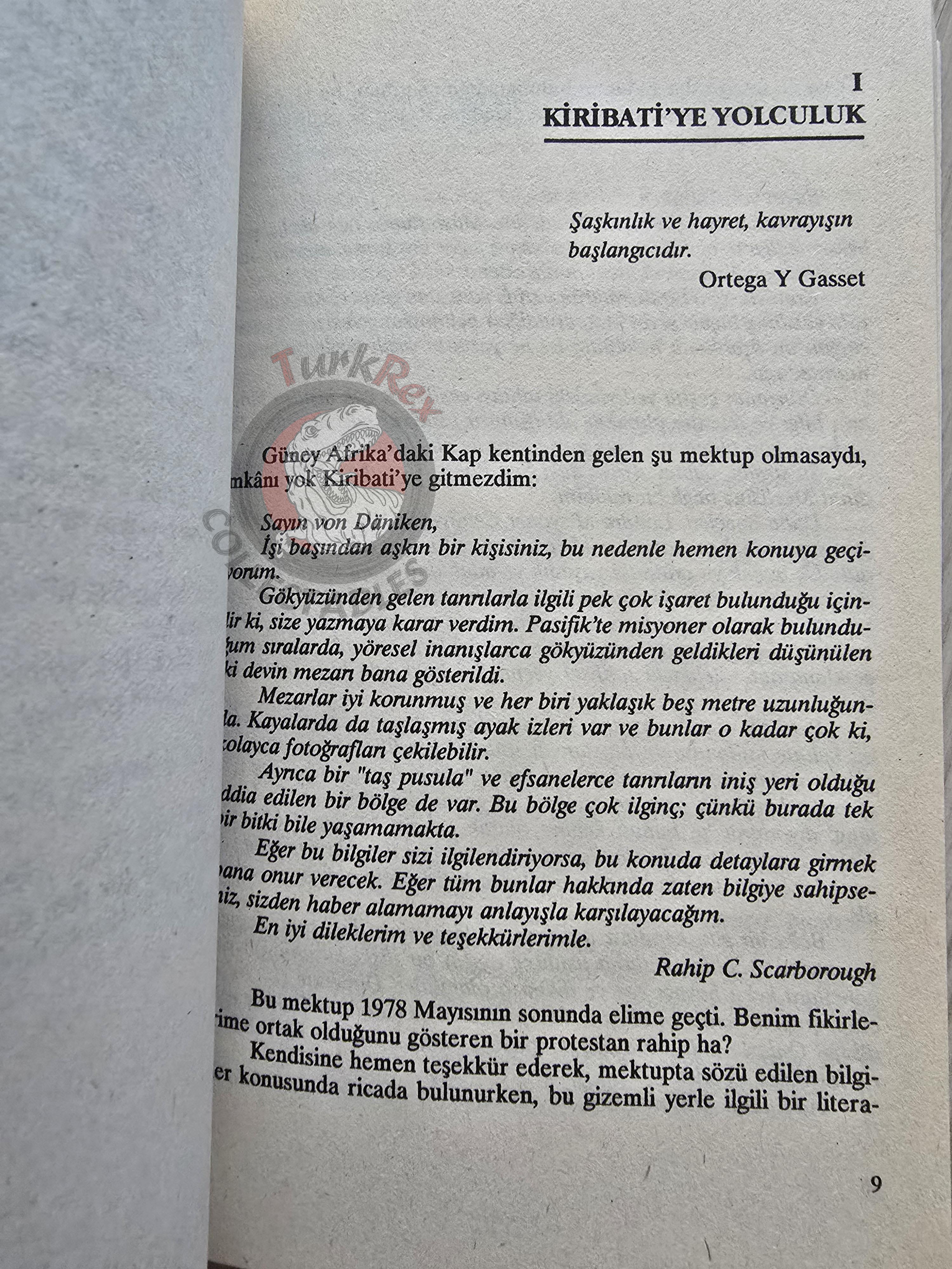 Erich von Däniken – Pathways to the Gods The Stones of Kiribati 1996 Turkish Book Turkey Ufology