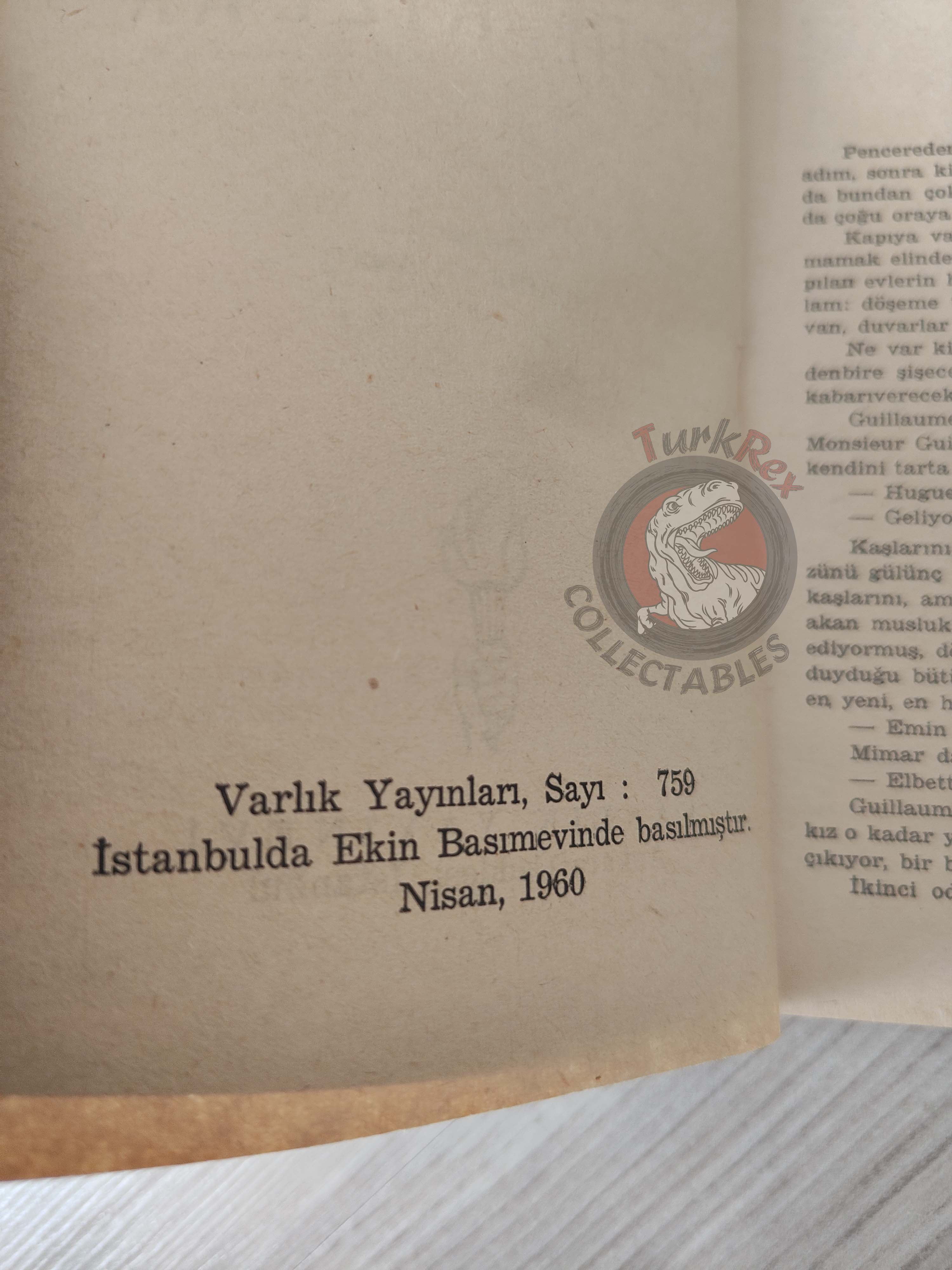 Georges Simenon – Maison des Sept Jeunes Filles 1960 1st Turkish Book Turkey