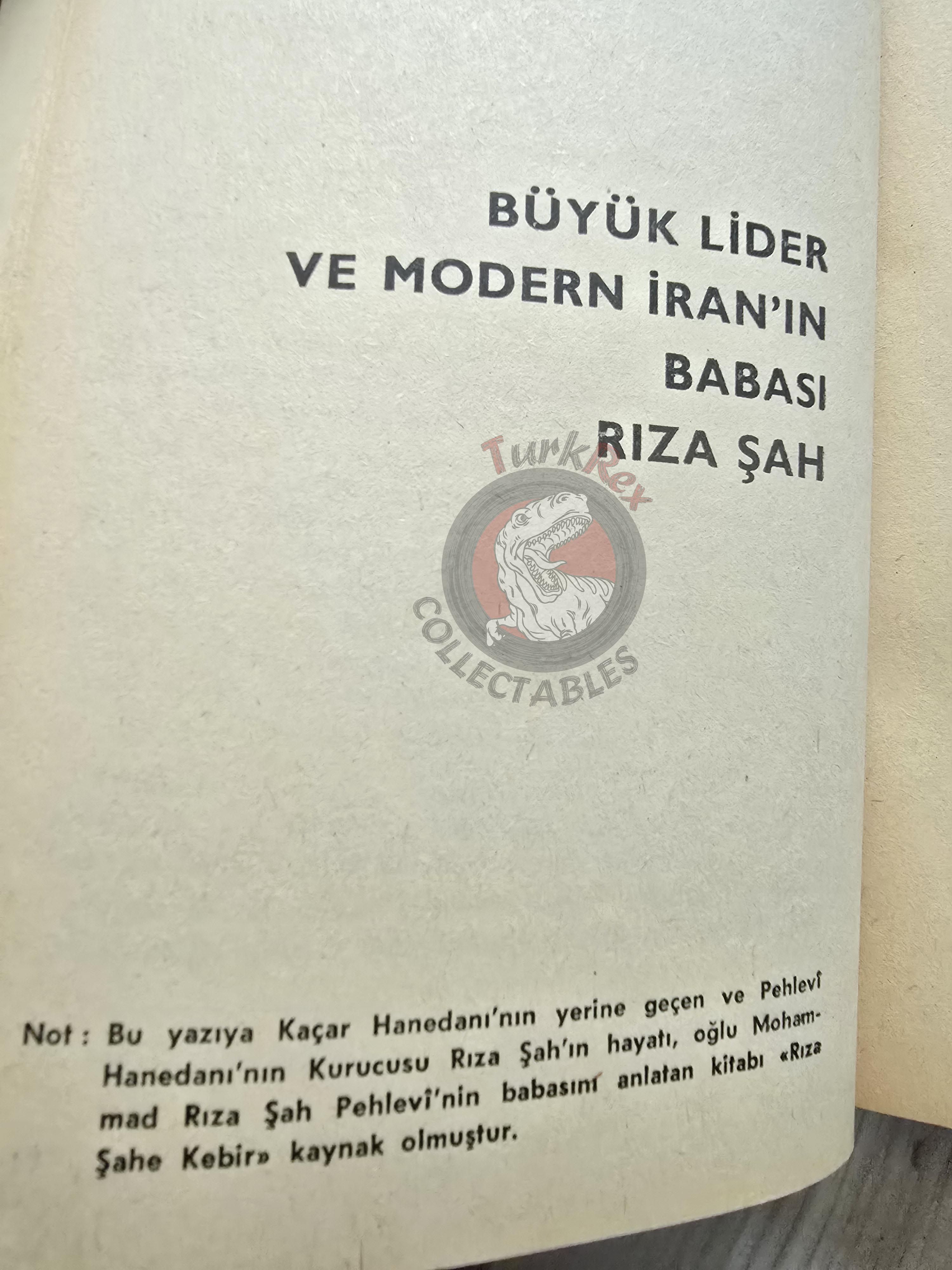 The Miracle of Iran Shahanshah Aryamehr 1975 Turkish Book Mohammad Reza Pahlavi Persia