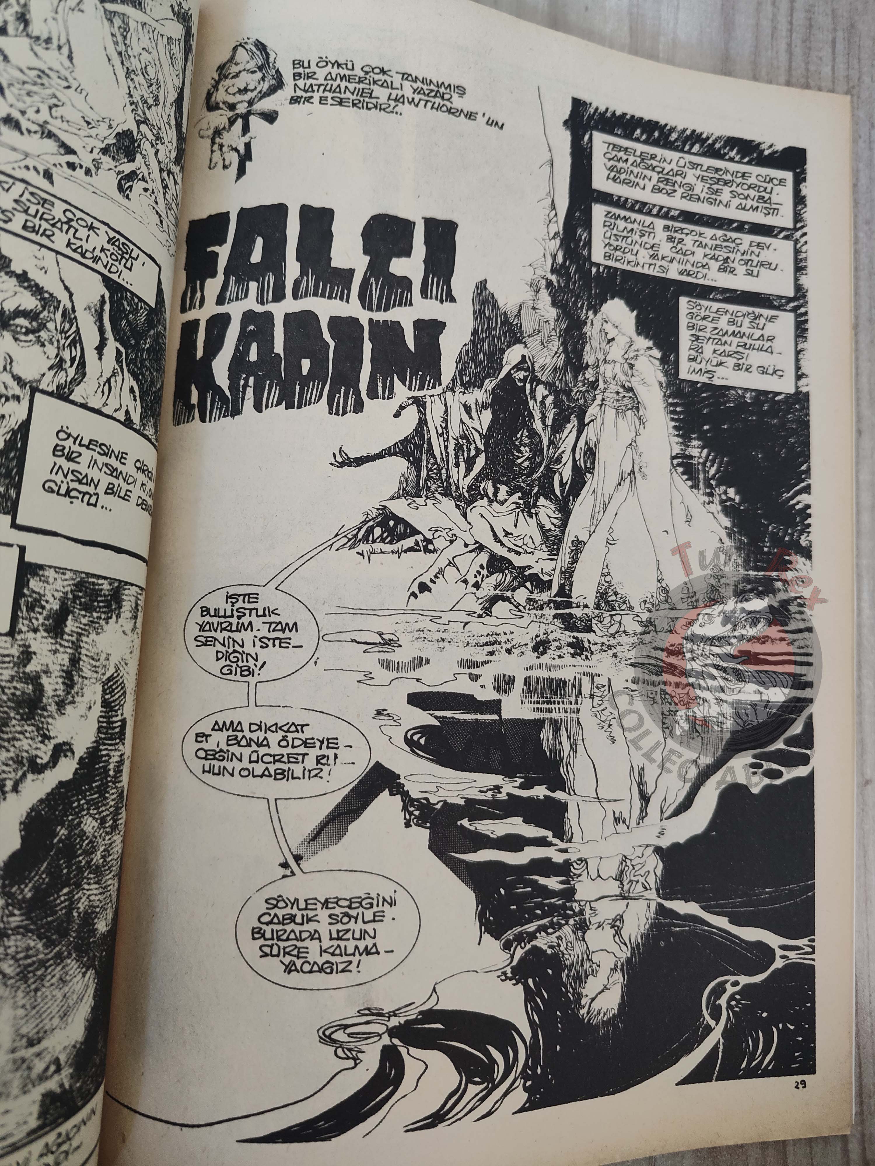 Korku March 1977 Turkish Comic Turkey Vampirella #57 Warren Creepy Eerie