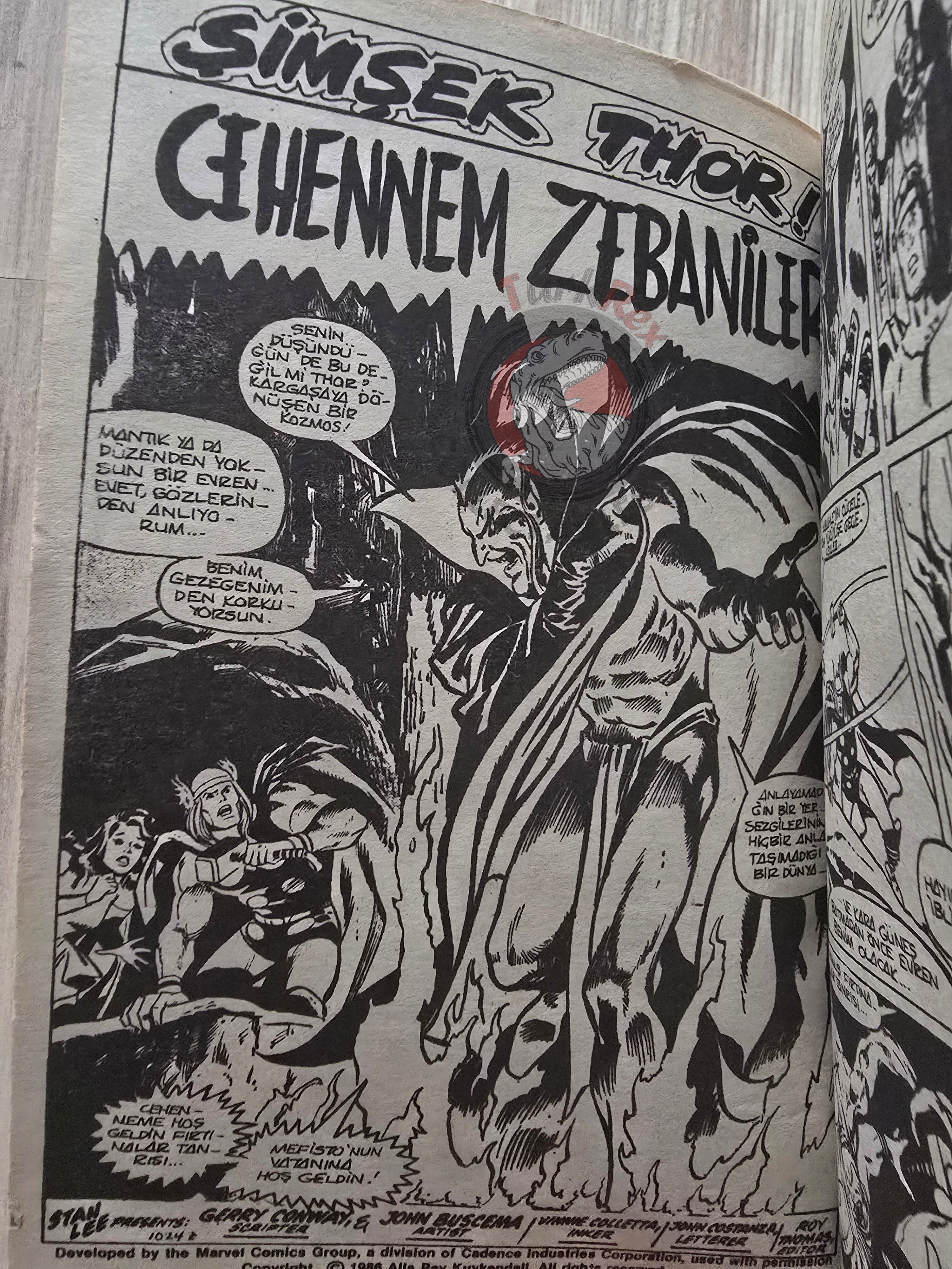 Thor Vol #4 1987 Turkish Comic Turkey The Mighty Thor #205–210 cover #215