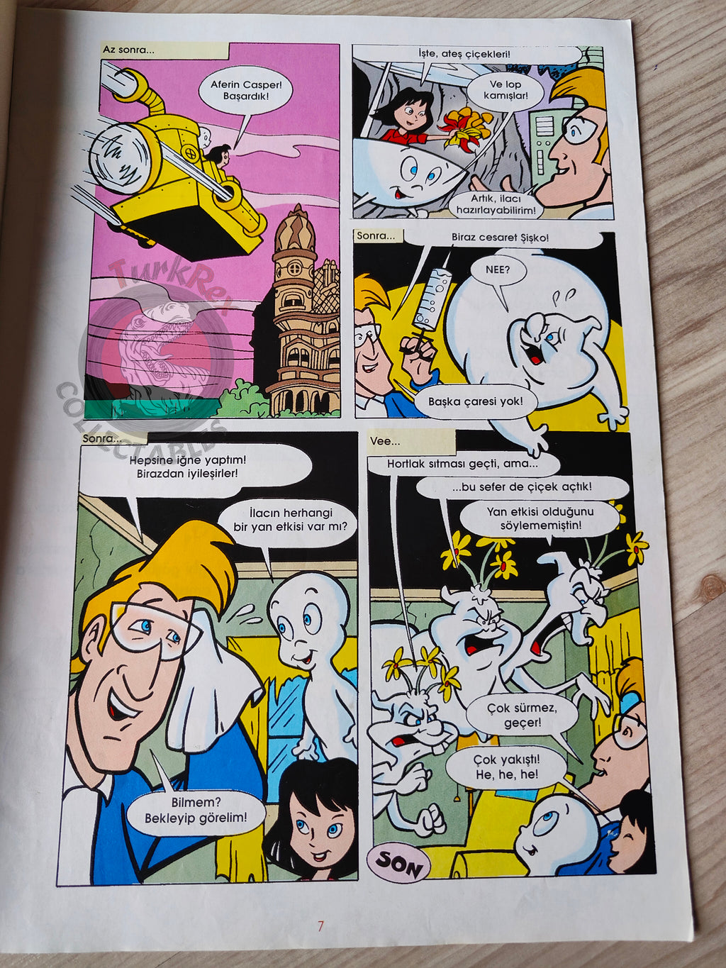 Casper the Friendly Ghost Magazine – Issue #28 1997 Turkish Comic Turkey