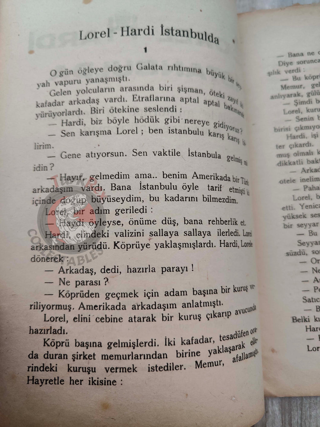 Laurel & Hardy in Istanbul 1939 1st Turkish Book Turkey