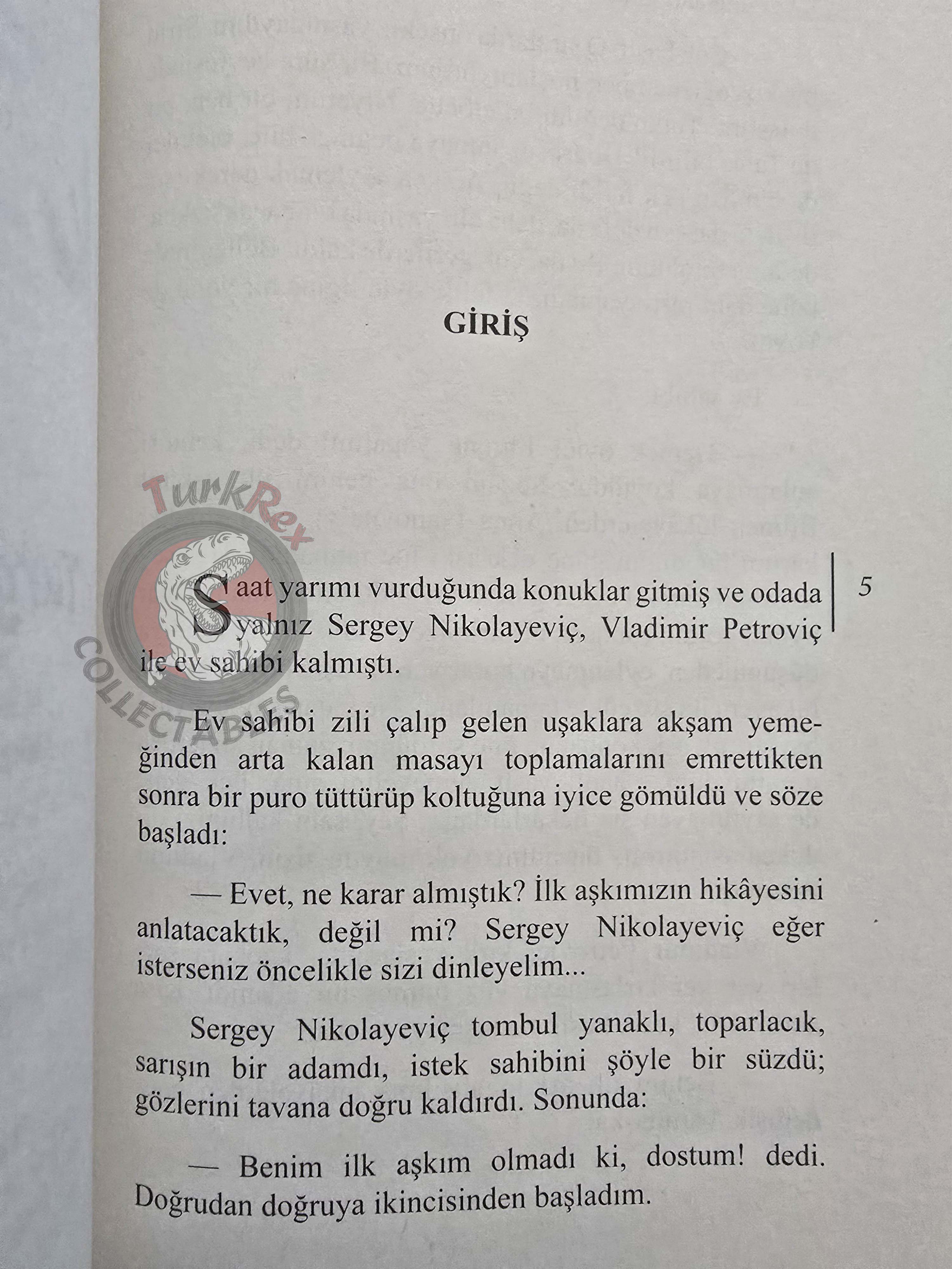 Ivan Turgenev – First Love 2012 Turkish Book Turkey