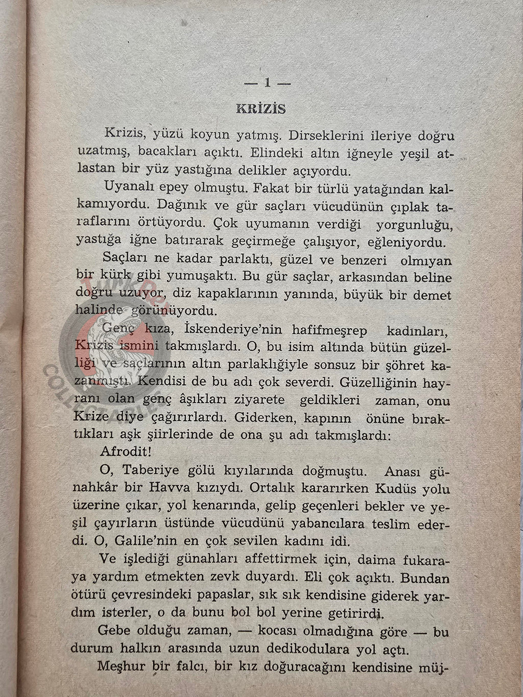 Pierre Louÿs – Aphrodite 1964 Turkish Book Turkey
