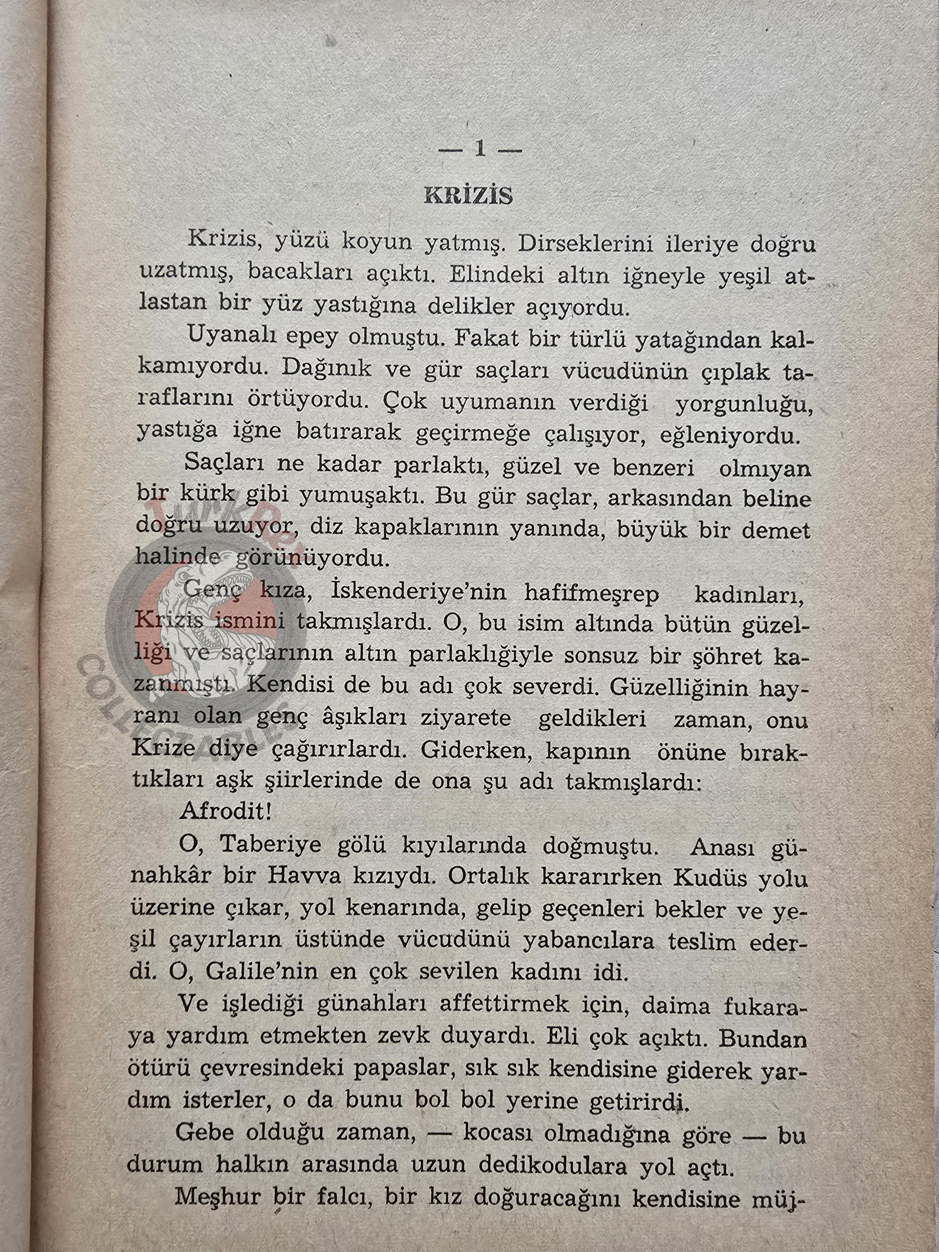 Pierre Louÿs – Aphrodite 1964 Turkish Book Turkey