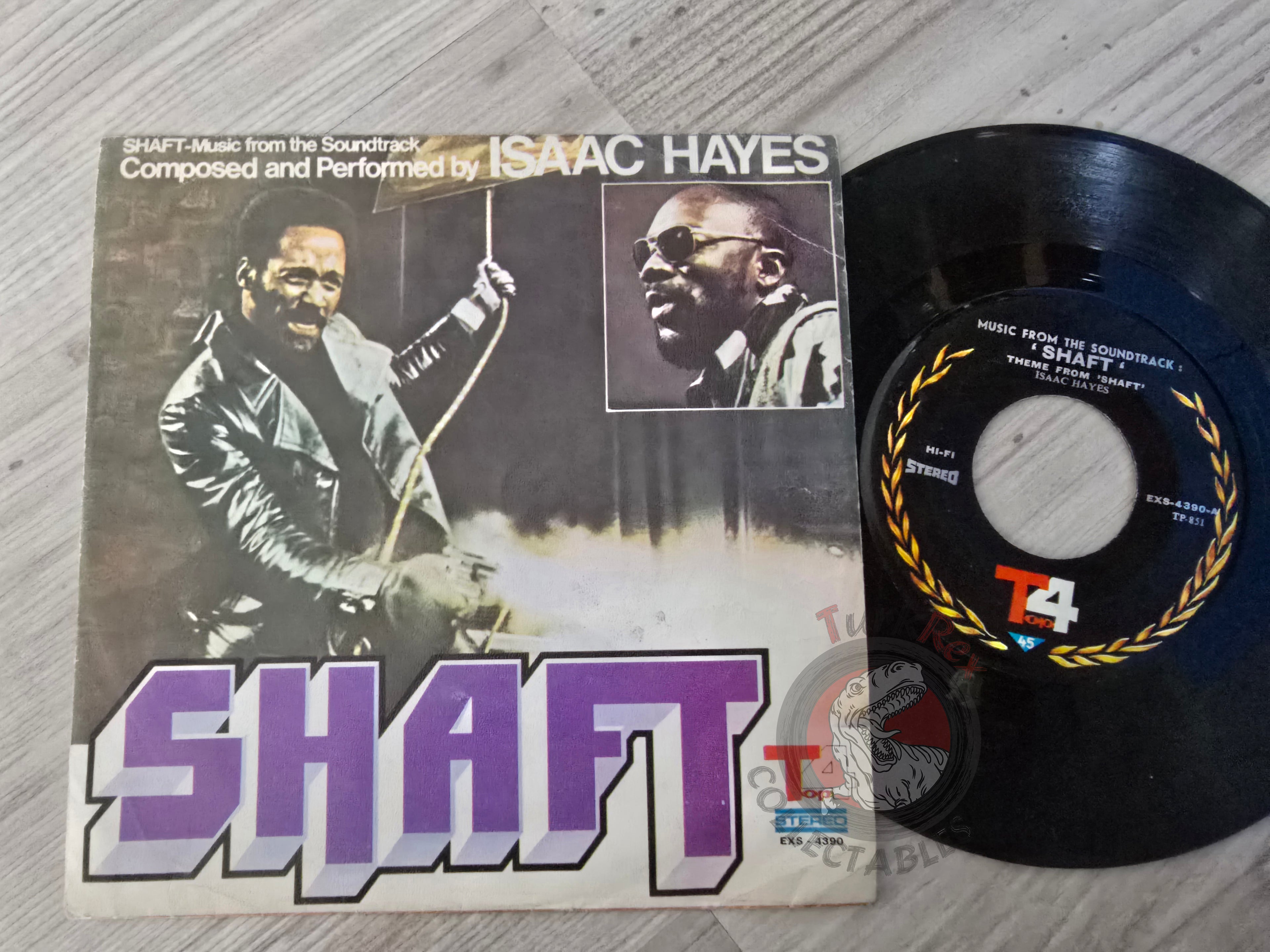 Isaac Hayes – Shaft 7" Iran Pressing Vinyl Iranian Edition