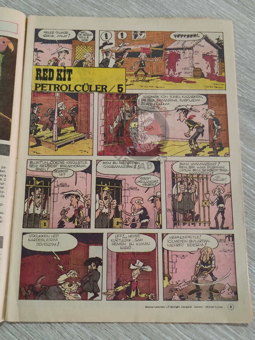 Milliyet Çocuk #2 1984 Turkish Comic Turkey Alice In Wonderland l'étalon noir Bob Morane Stefi