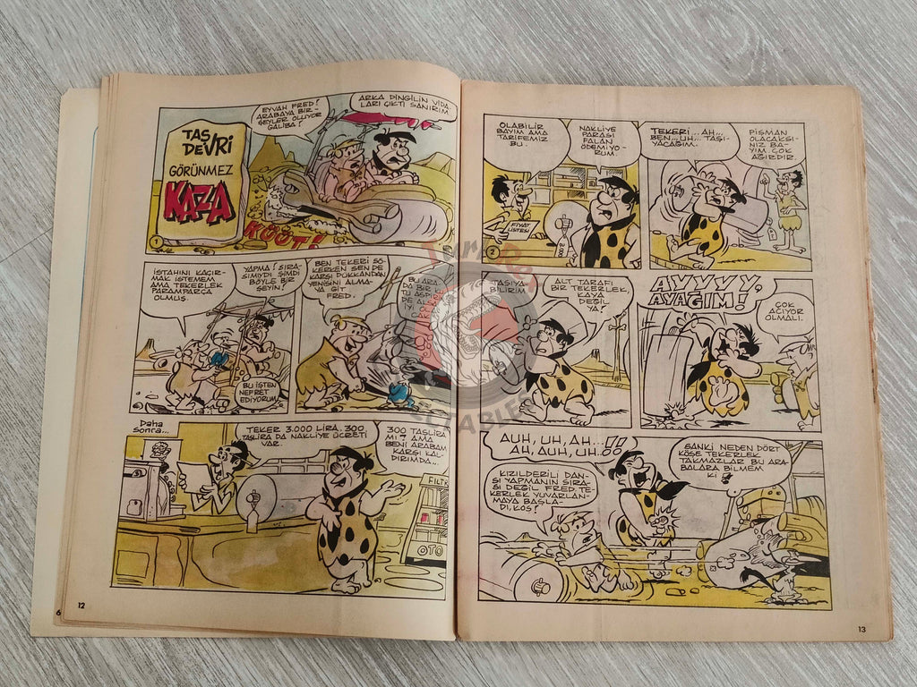 Tercüman Çocuk #38 1982 Turkish Comic Turkey Superman Star Wars #27 #28 The Flintstones Thorgal Larry Yuma
