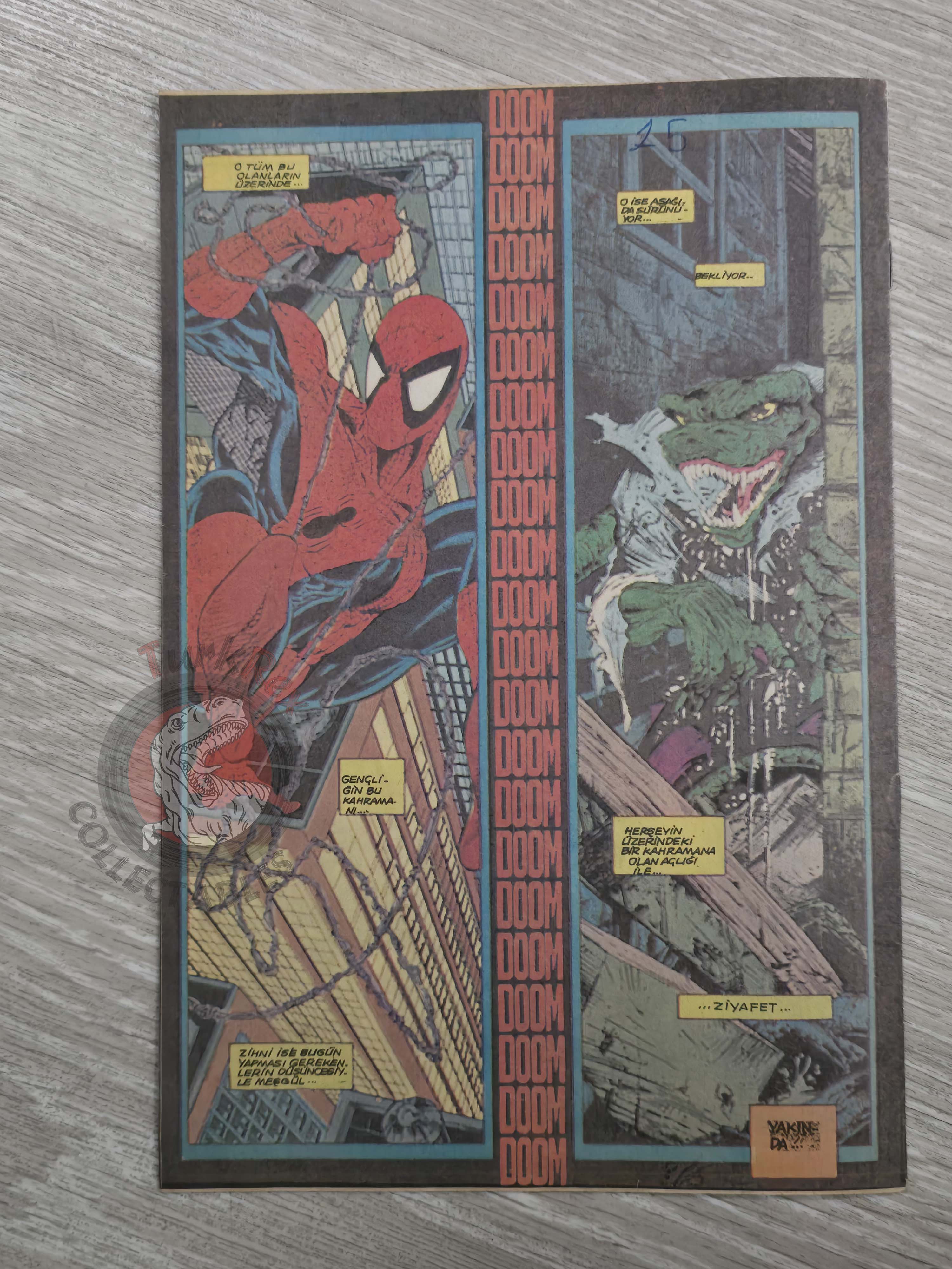 Spider-Man #3 1990s Turkish Comic Turkey Spider-Man #1 Todd McFarlane