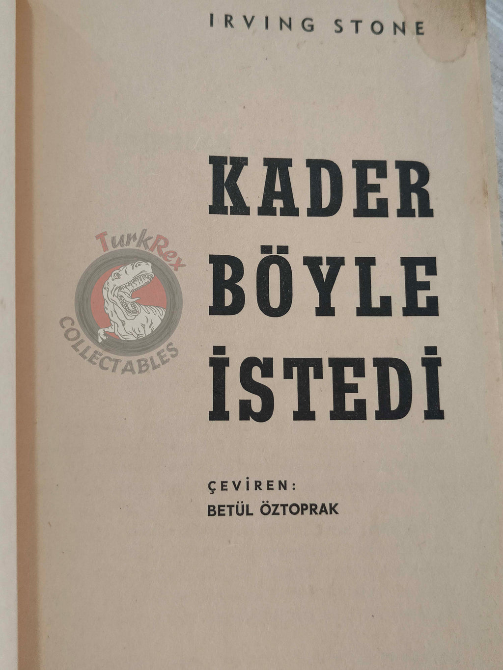 Irving Stone – The President’s Lady 1965 1st Turkish Book Turkey
