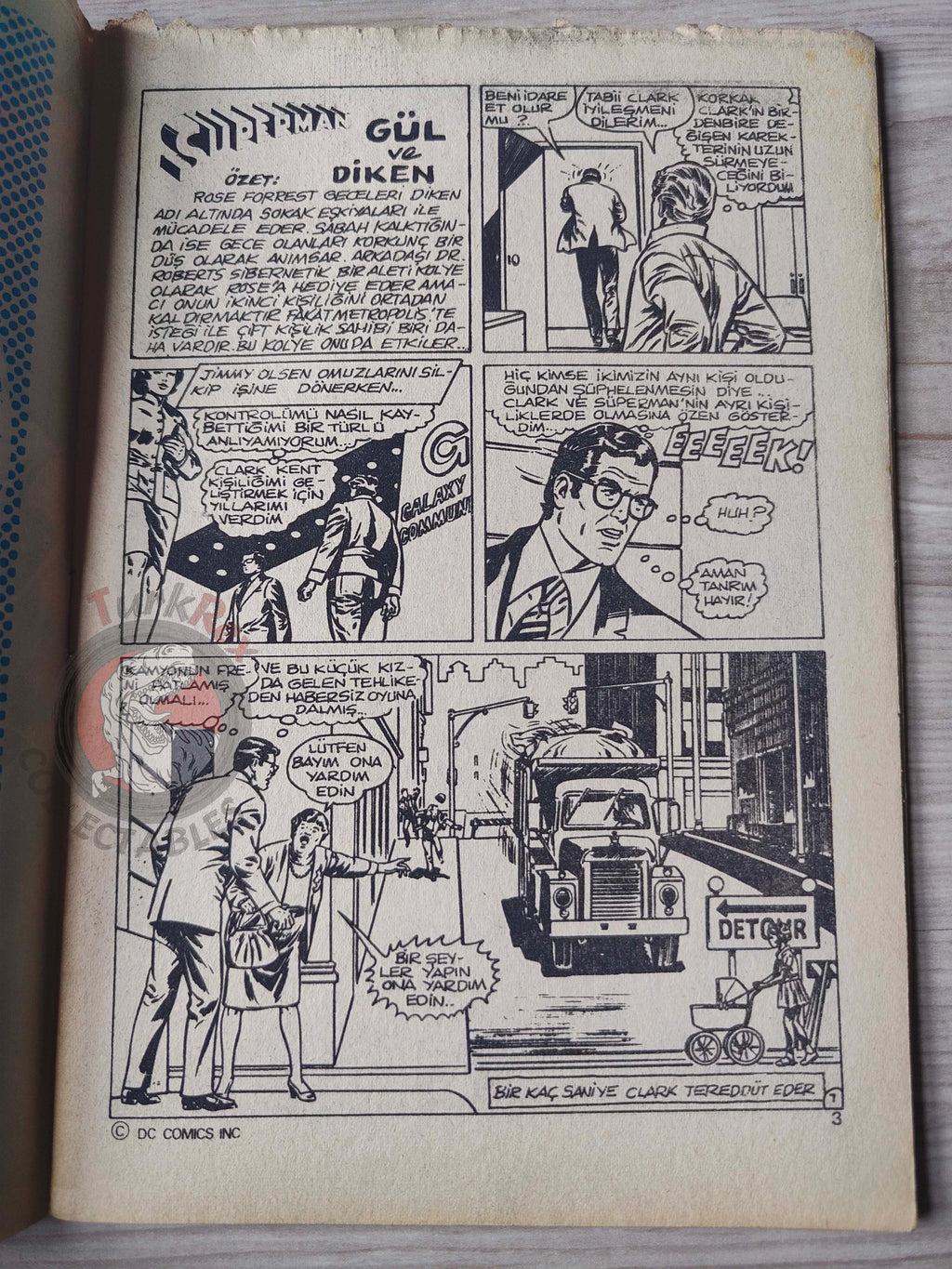 Superman #25 1980 Turkish Comic Turkey #336 #342 #343