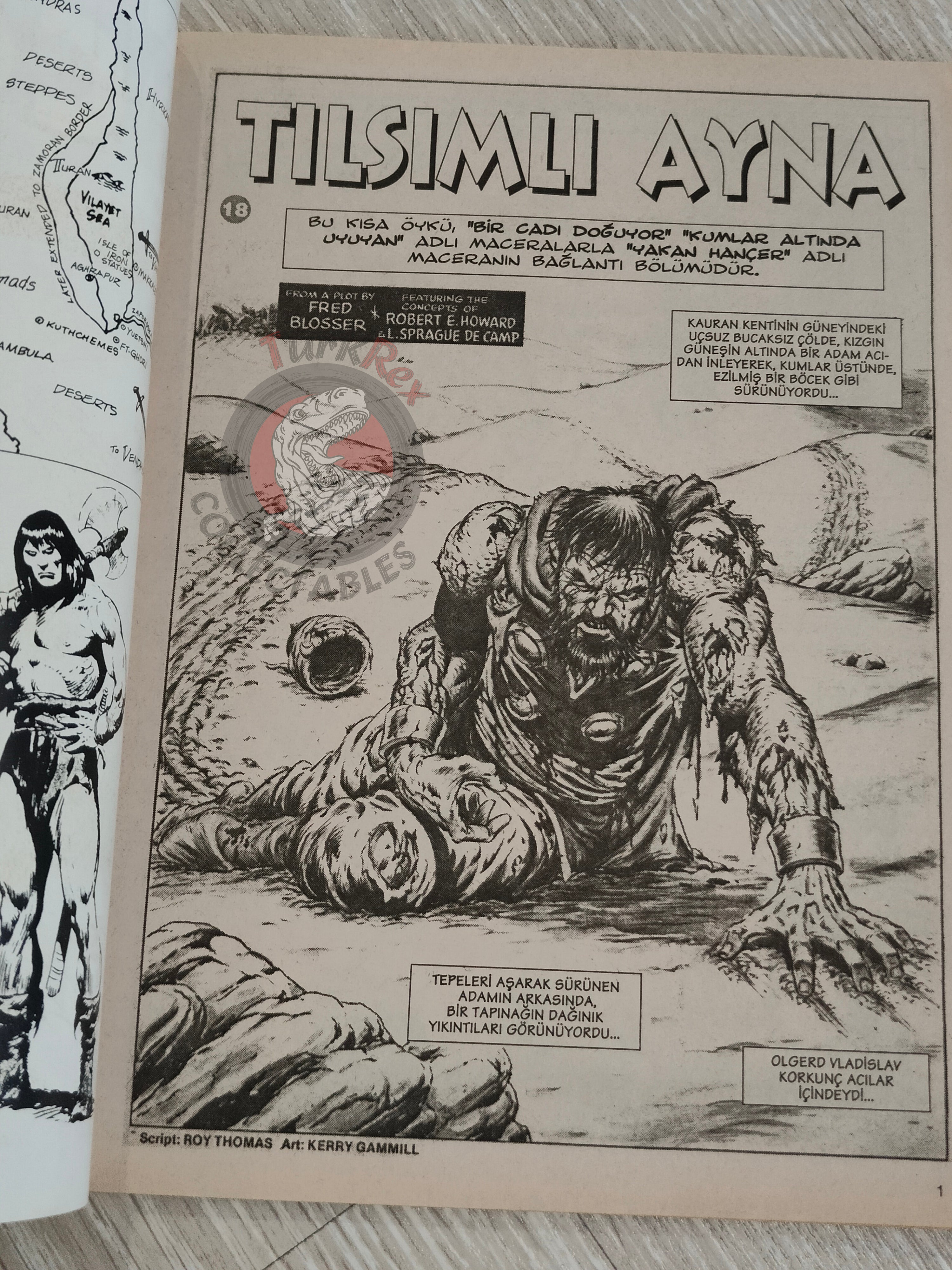 Conan #18 The Savage Sword of Conan #31 Turkish Comic Turkey