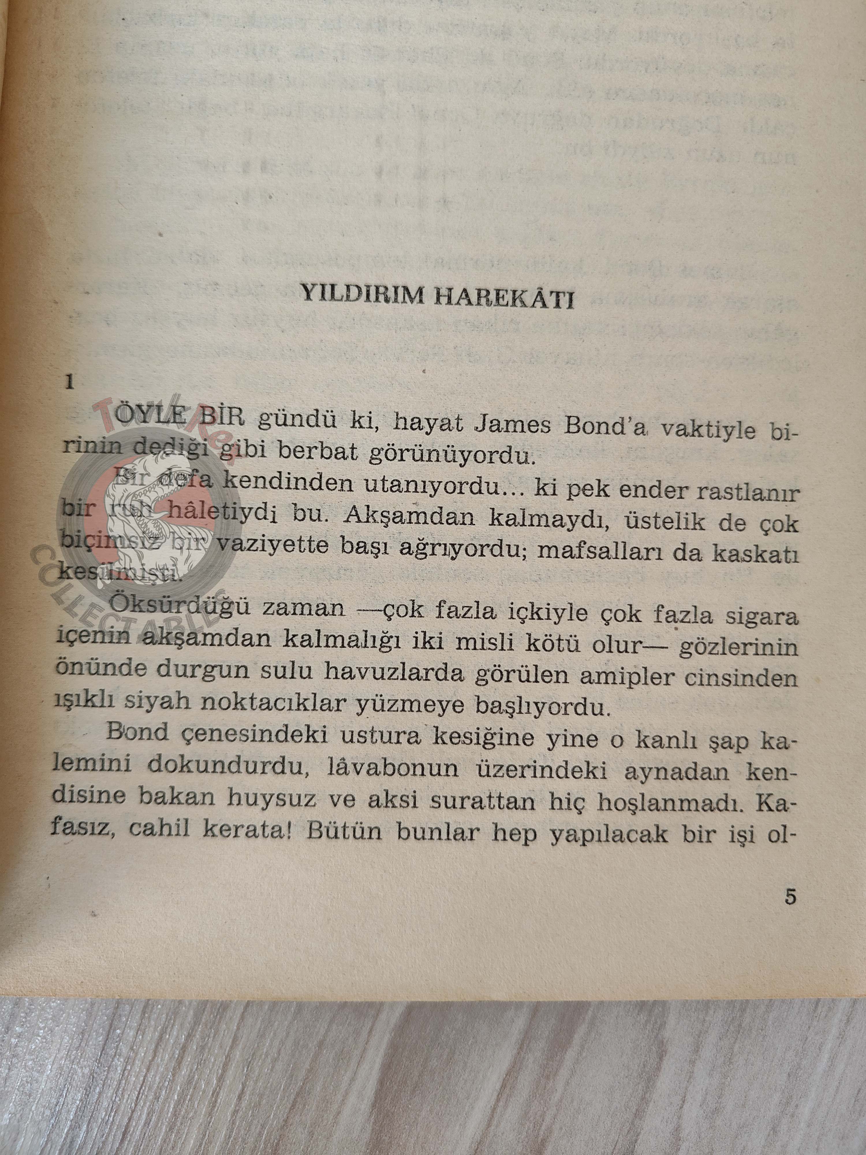 James Bond - Thunderball 1983 Turkish Book Turkey Ian Fleming