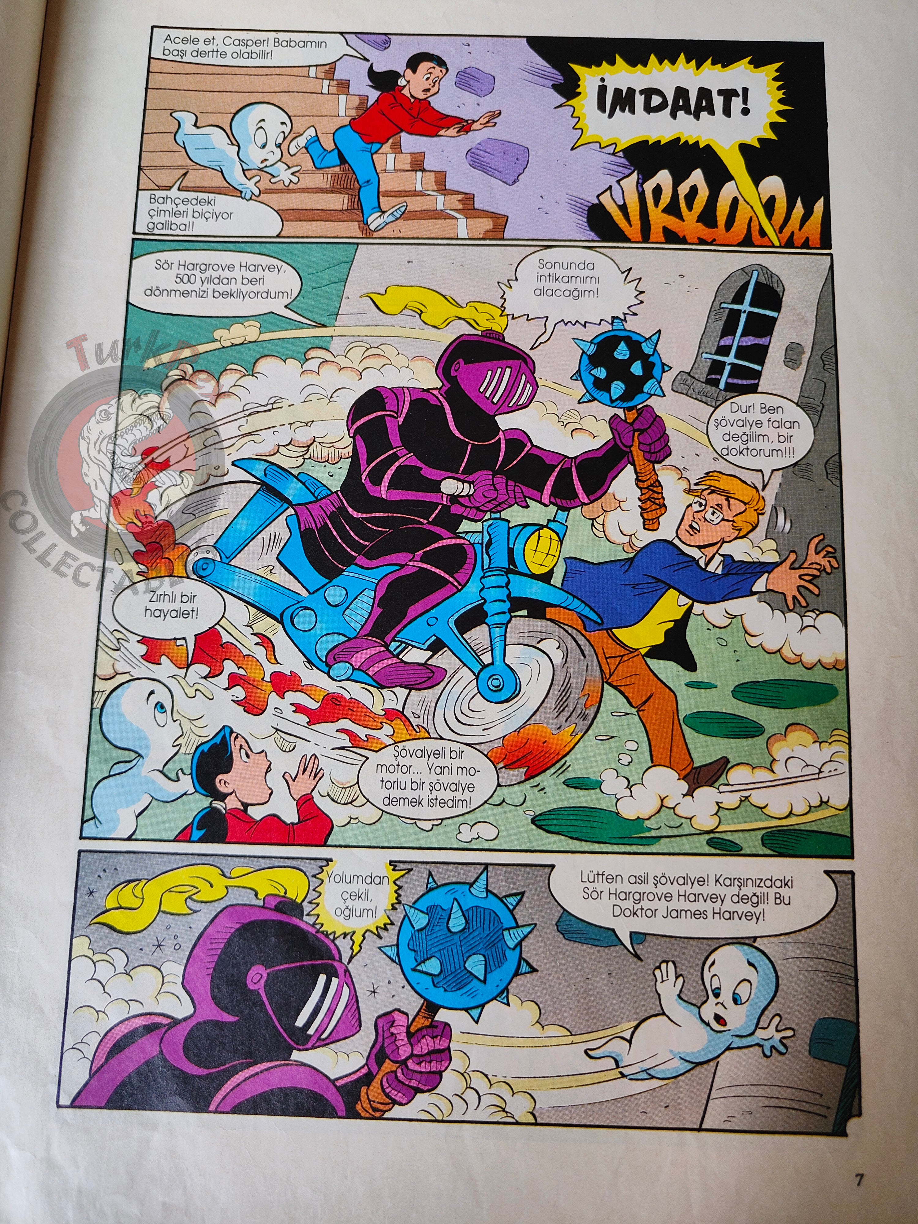 Casper the Friendly Ghost Magazine – Issue #7 1996 Turkish Comic Turkey