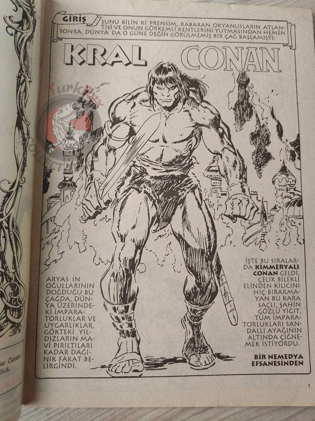 Kral Conan #1 The Savage Sword of #26 #27 Turkish Comic Turkey