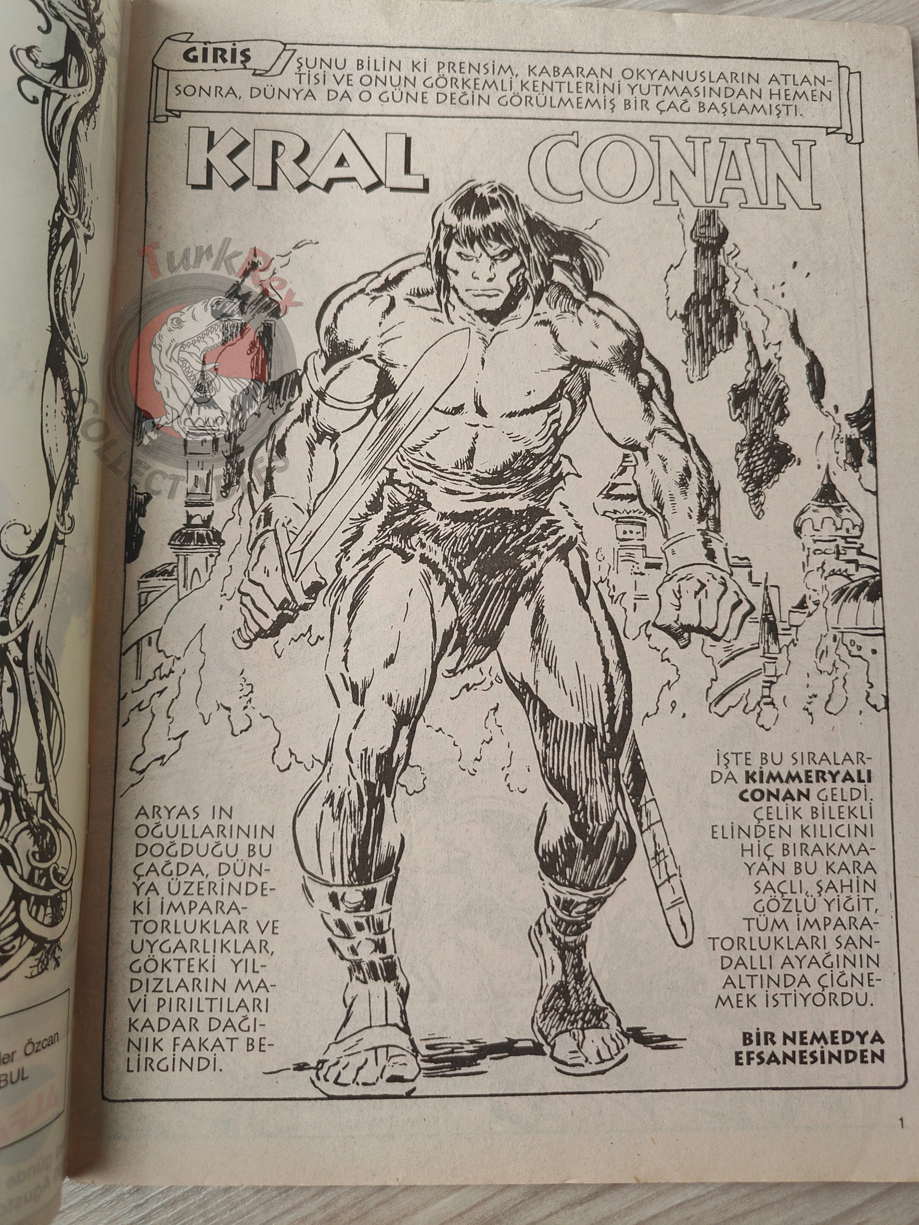 Kral Conan #1 The Savage Sword of #26 #27 Turkish Comic Turkey