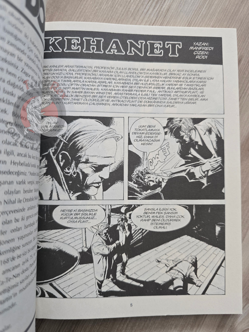 Dylan Dog #13 2016 Turkish Comic Turkey #111 La profezia
