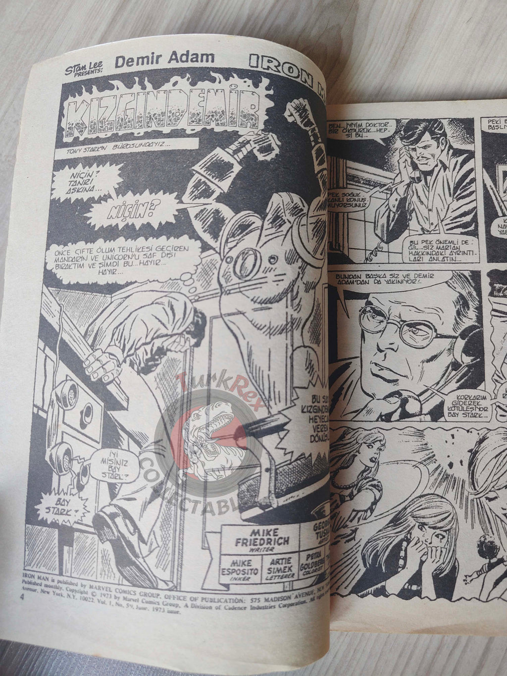 Iron Man #2 1988 Turkish Comic Turkey cover #142 inside #59 #60 #61