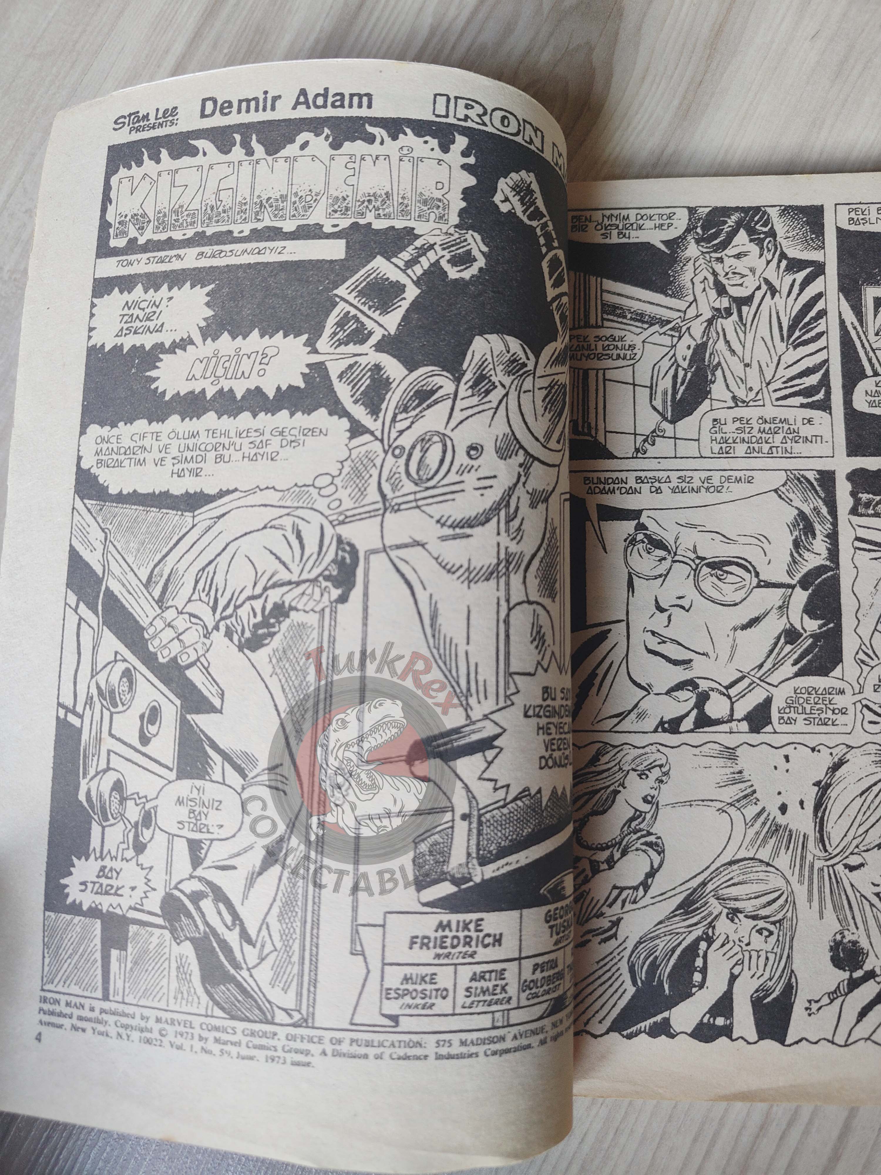 Iron Man #2 1988 Turkish Comic Turkey cover #142 inside #59 #60 #61