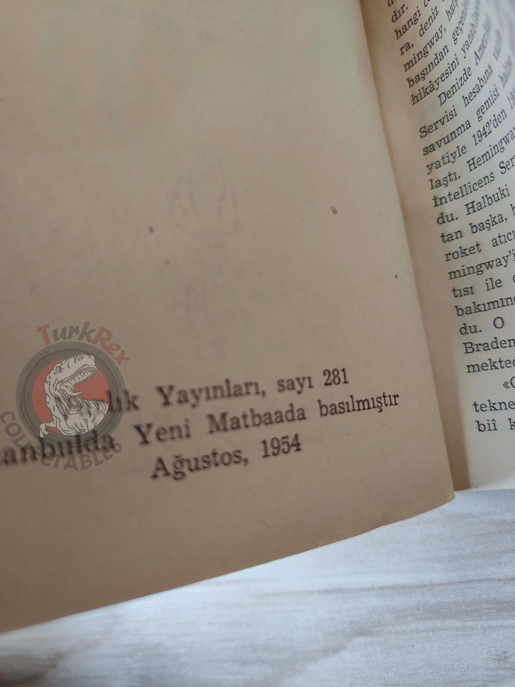 Ernest Hemingway – Men Without Women 1954 1st Turkish Book Turkey