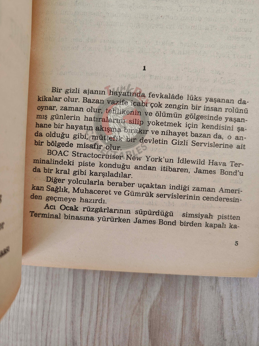 James Bond - Live and Let Die 1984 Turkish Book Turkey Ian Fleming