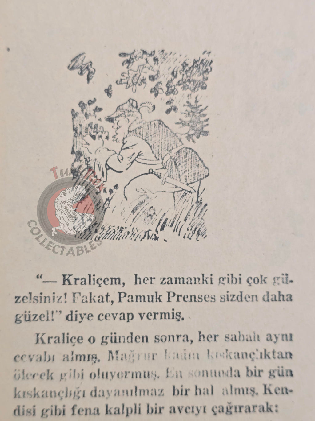 Grimm Brothers – Snow White and the Seven Dwarfs 1970s Turkish Book Turkey Illustrated