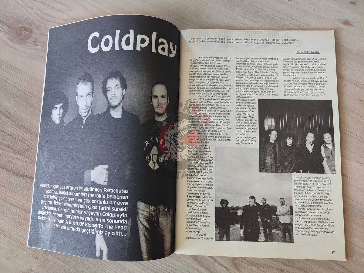 Lull 2002 Coldplay Turkish Mag Turkey Oasis Marianne Faithfull Slint JJ72 Suede