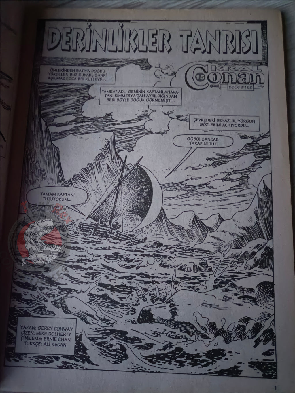 Kral Conan #15 The Savage Sword of #168 Turkish Comic Turkey