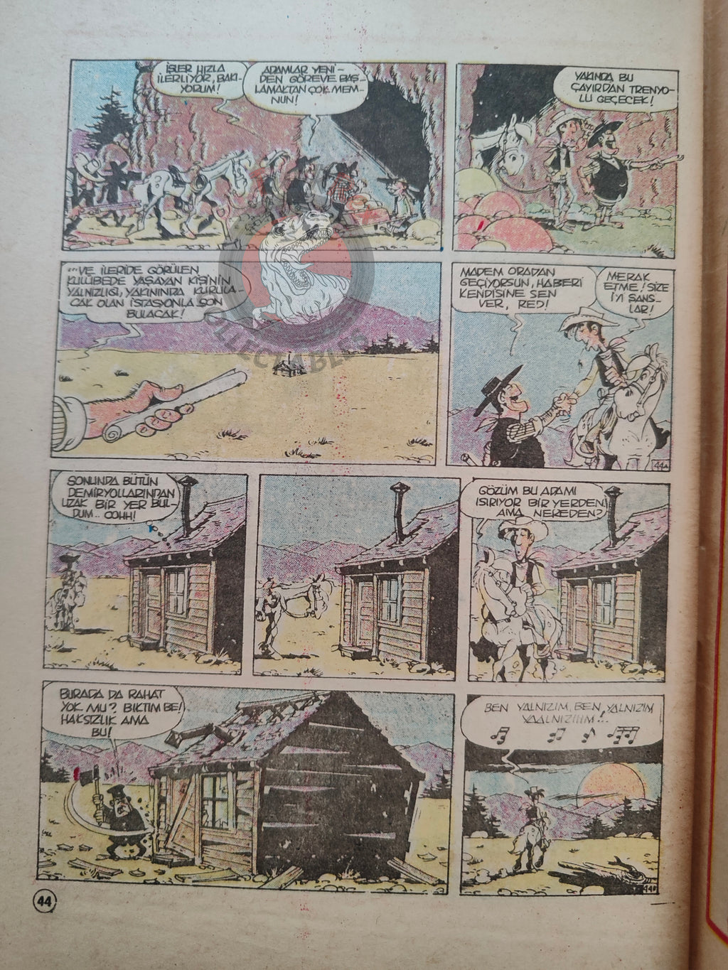 Lucky Luke #39 Nitroglycérine 1989 Turkish Comic Turkey