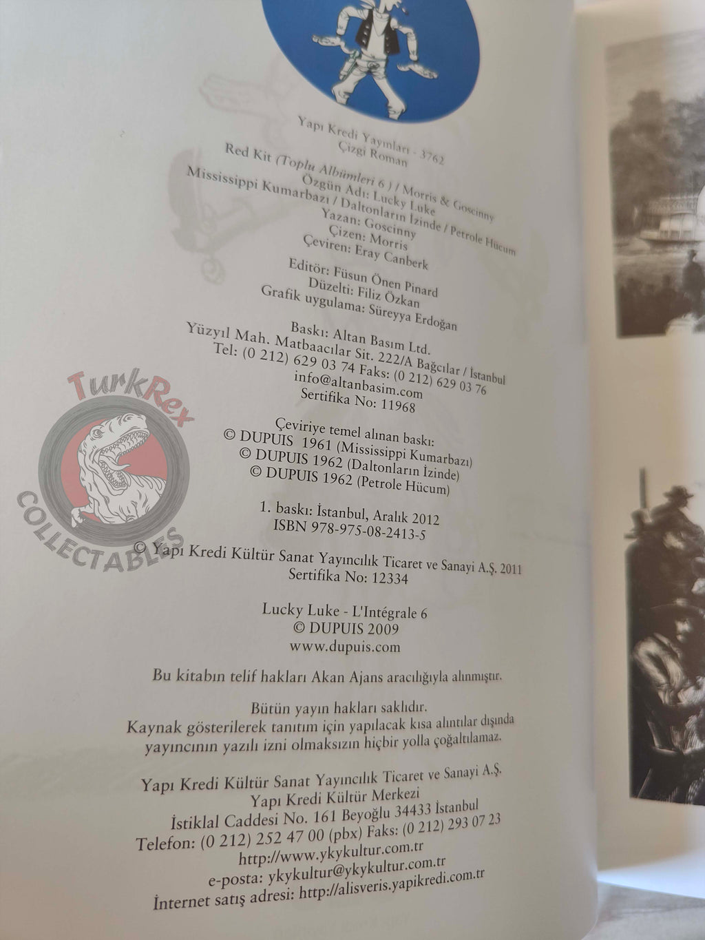 Lucky Luke – L'integrale #6 Turkish Comic Turkey En Remontant Le Mississippi