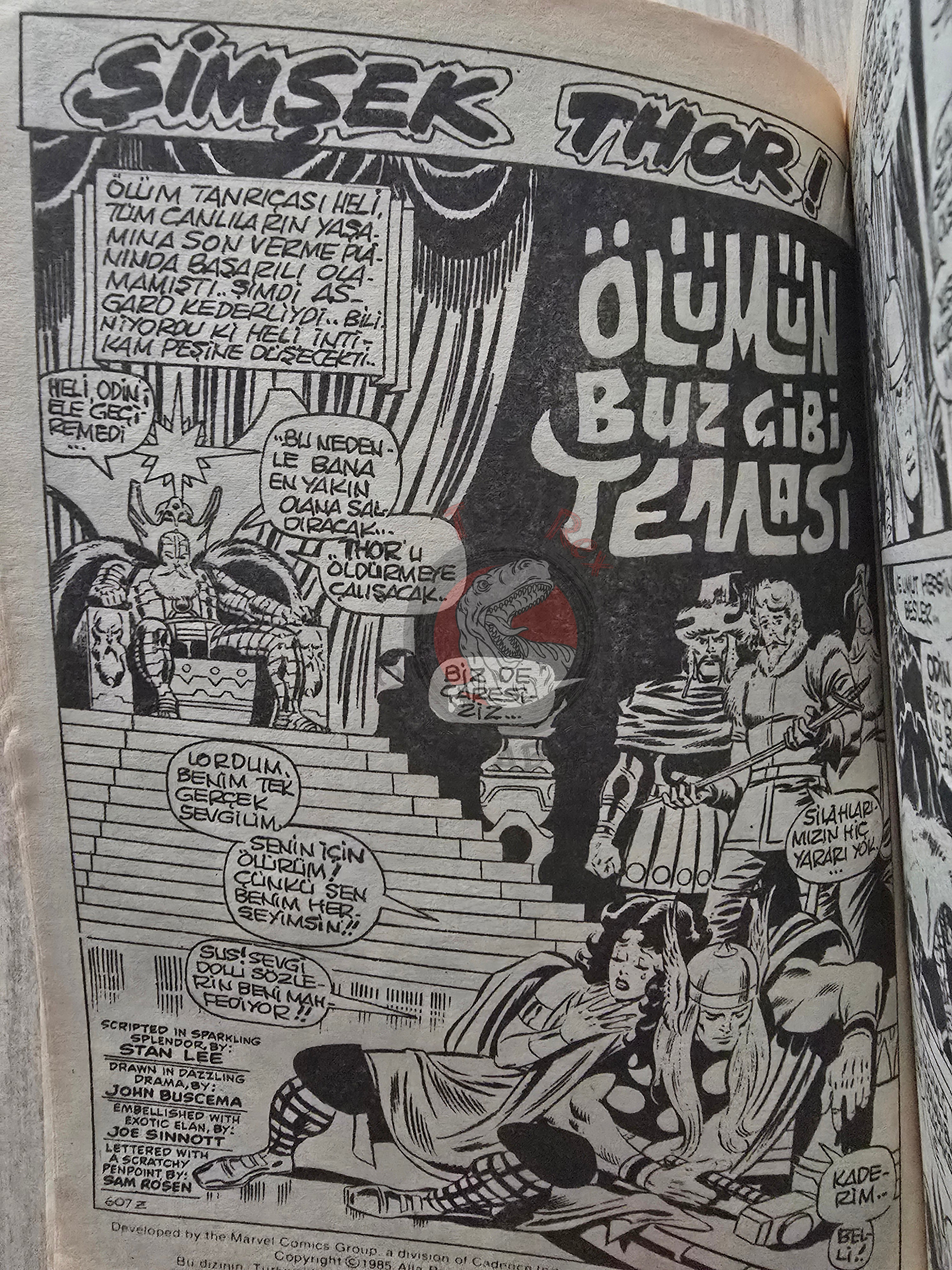 Thor Vol #2 1987 Turkish Comic Turkey The Mighty Thor #188–196 cover #180