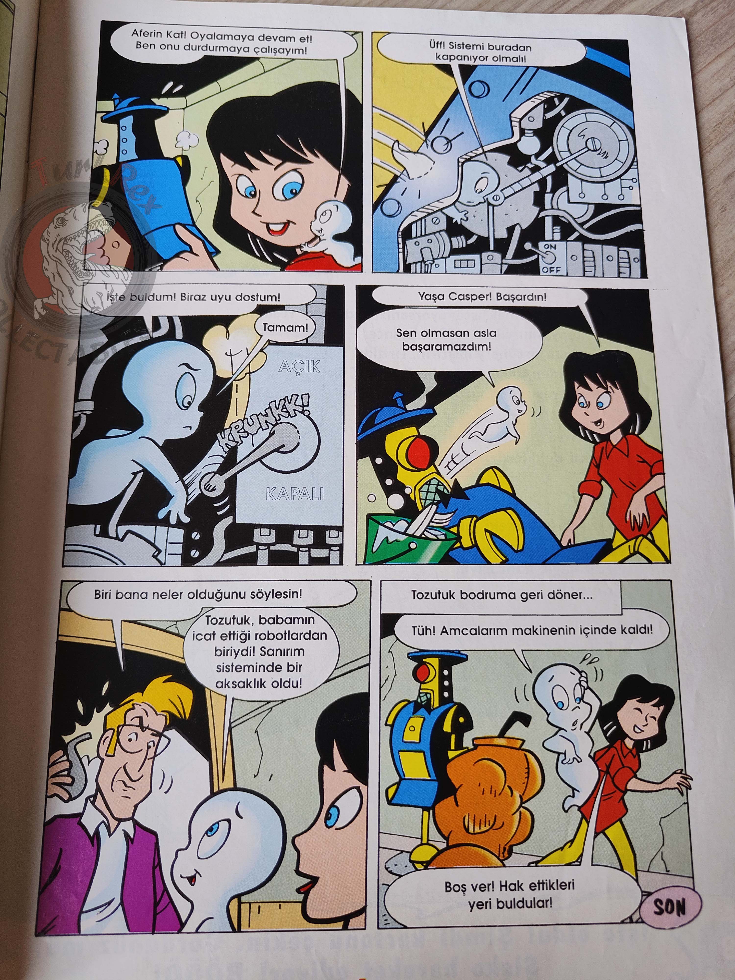 Casper the Friendly Ghost Magazine – Issue #27 1997 Turkish Comic Turkey