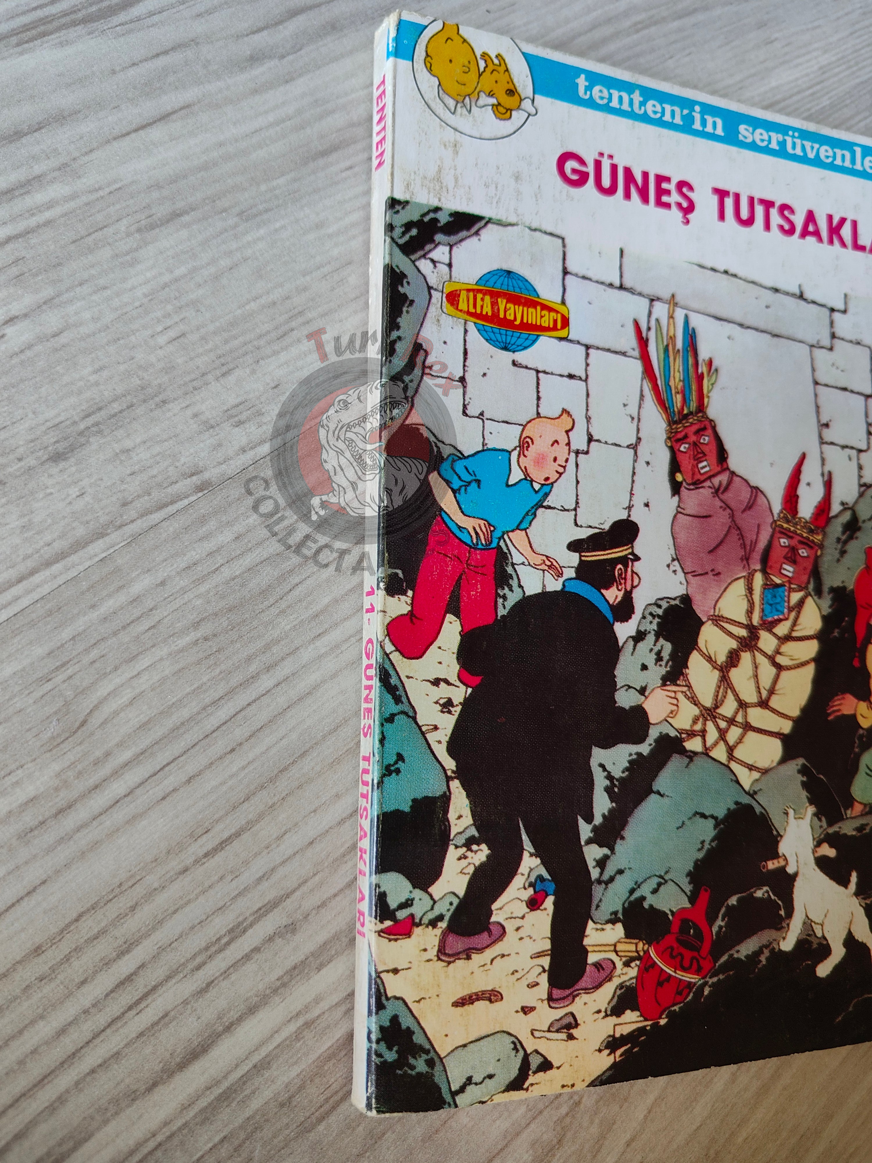 Tintin – Prisoners of the Sun mid 1980s Turkish Edition Comic Turkey 1