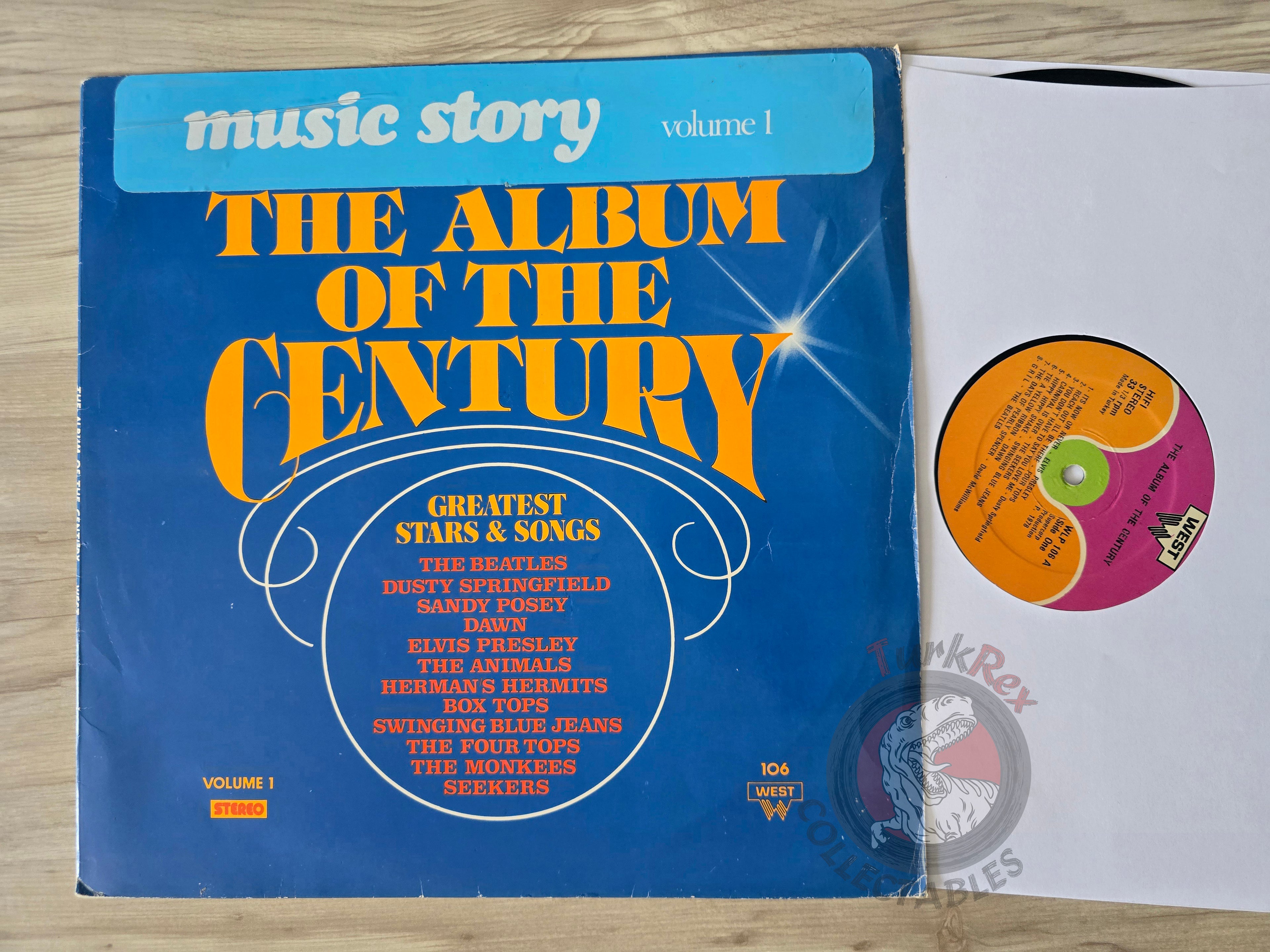 Various – The Album Of The Century Dancing Turkish Pressing Vinyl Turkey Edition