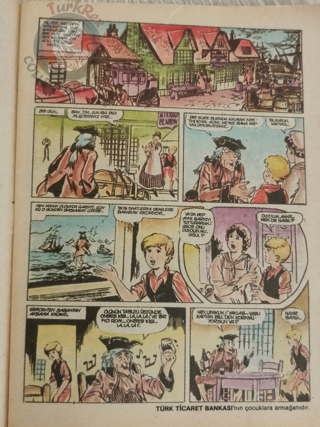 Treasure Island – Robert Louis Stevenson Turkish Comic Turkey Grandes Aventuras