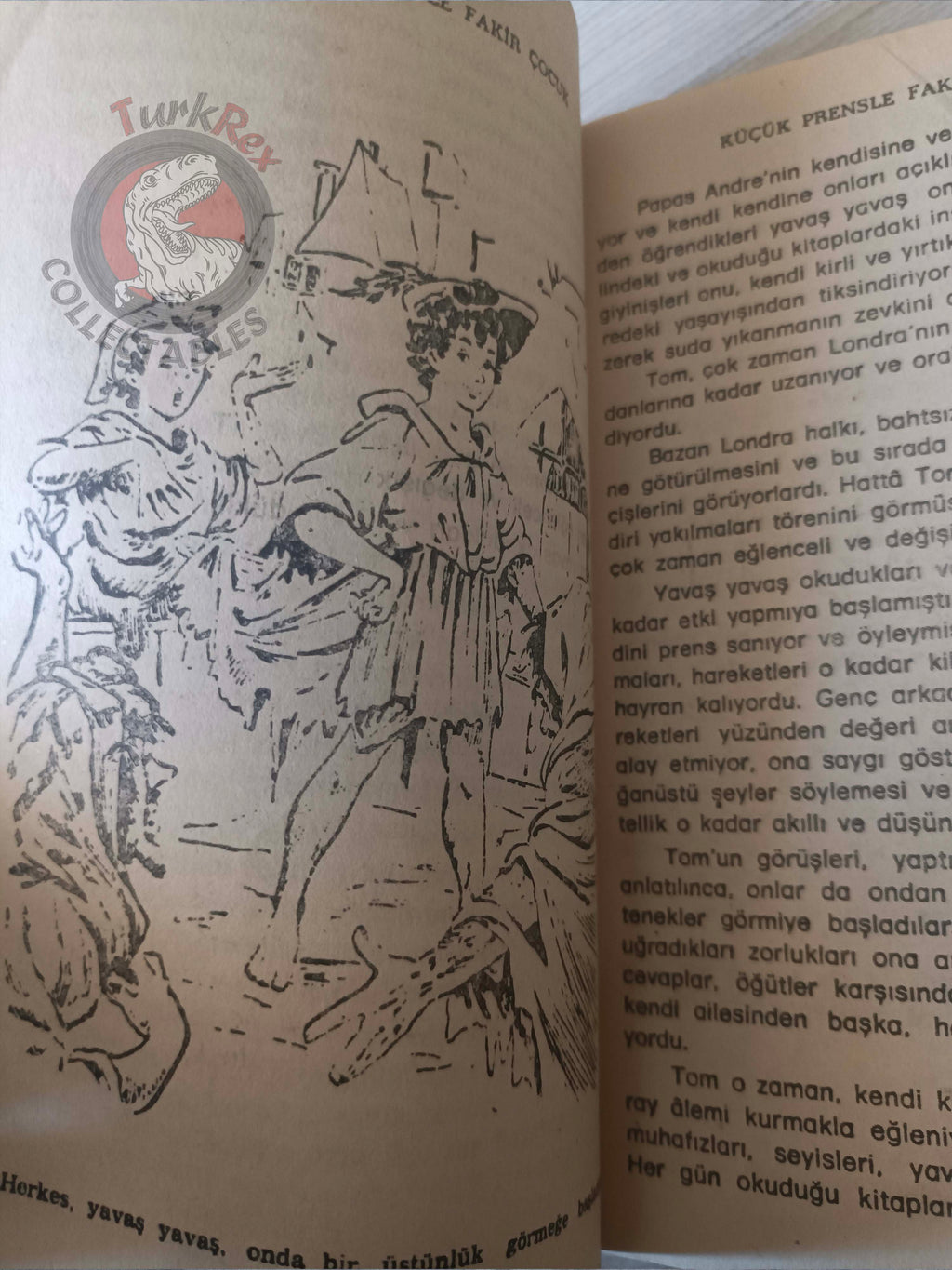 Mark Twain – The Prince and the Pauper 1985 Turkish Book Turkey Illustrated
