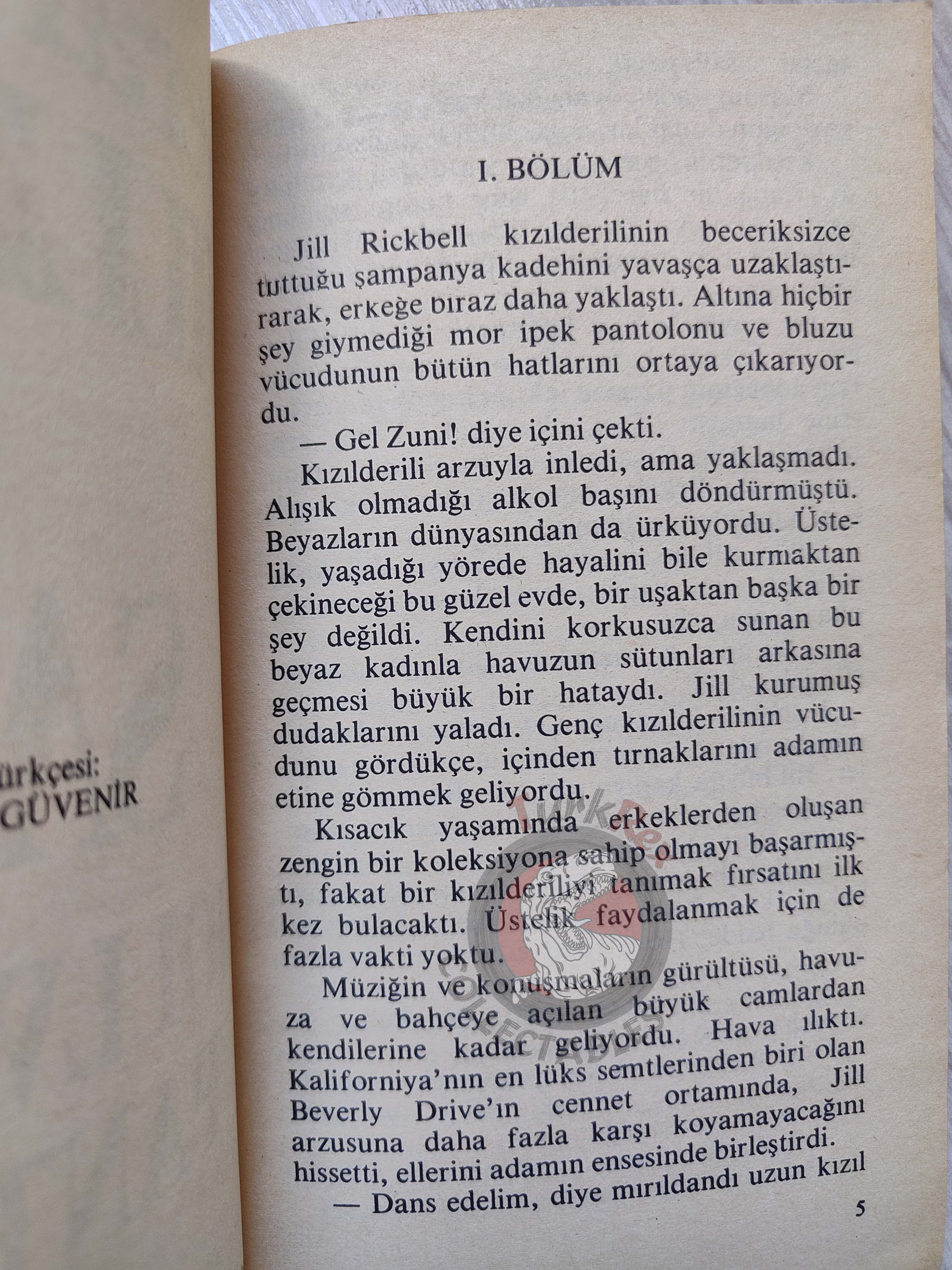 Gerard de Villiers – SAS La Panthère d’Hollywood 1985 Turkish Book Turkey