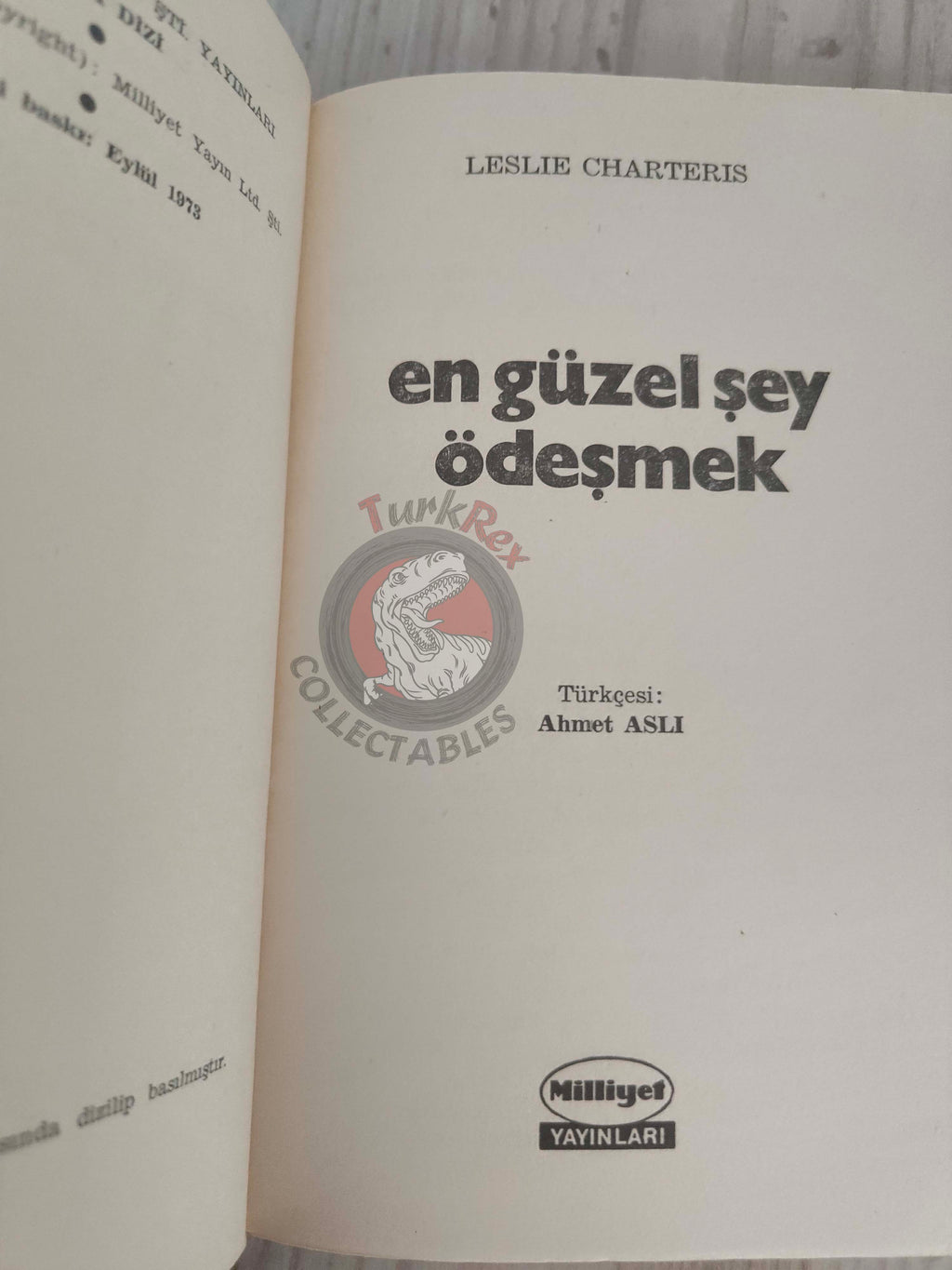 Leslie Charteris – Saint Thieves’ Picnic 1973 1st Turkish Book Turkey