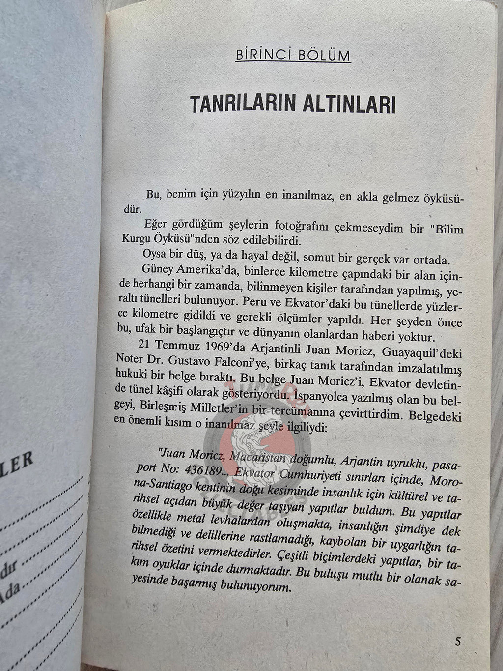 Erich von Däniken – The Gold of the Gods 1994 Turkish Book Turkey Ufology