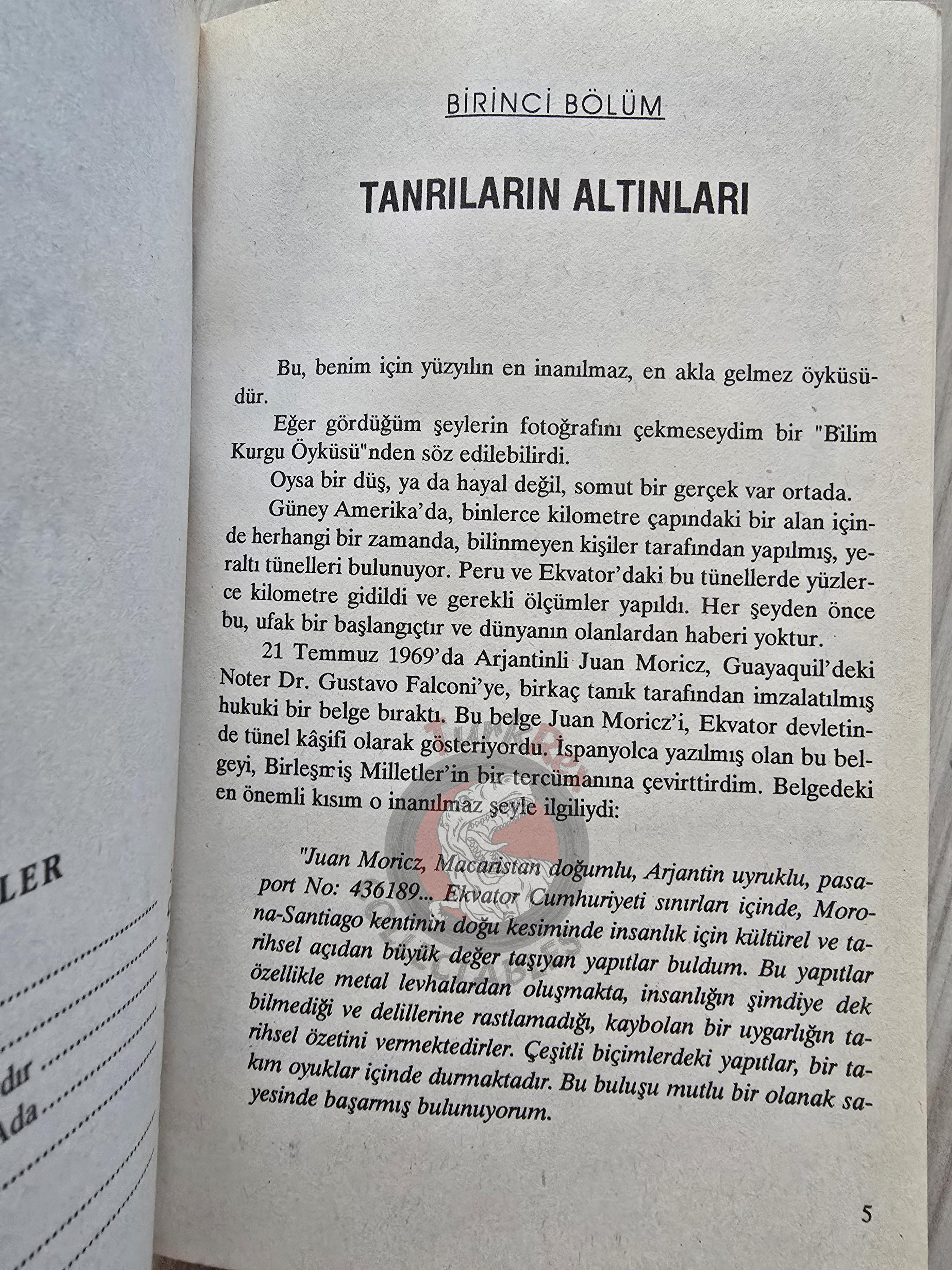 Erich von Däniken – The Gold of the Gods 1994 Turkish Book Turkey Ufology